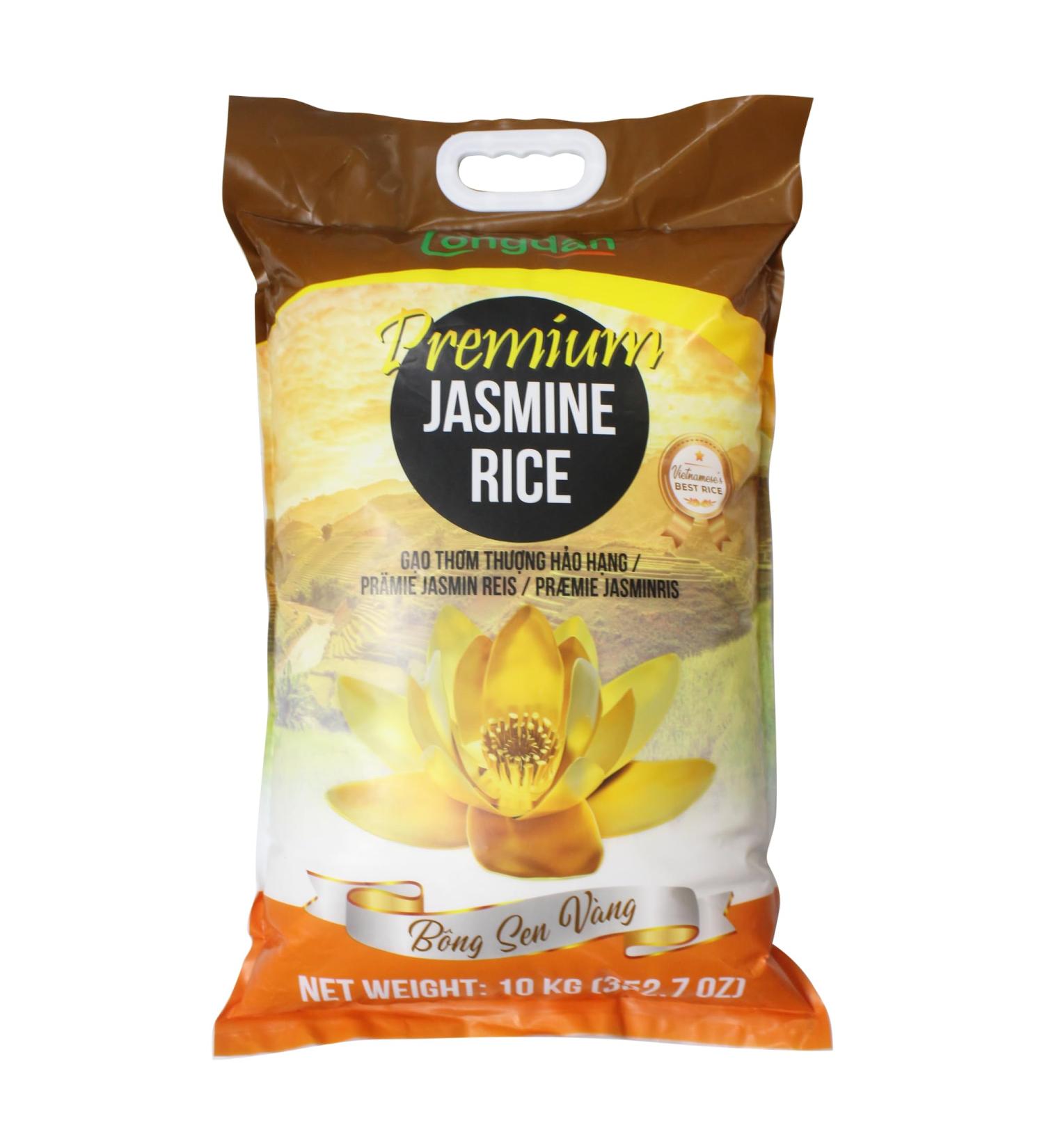 Longdan Premium Jasmine Rice 10kg - Buy Online on GoSupps.com