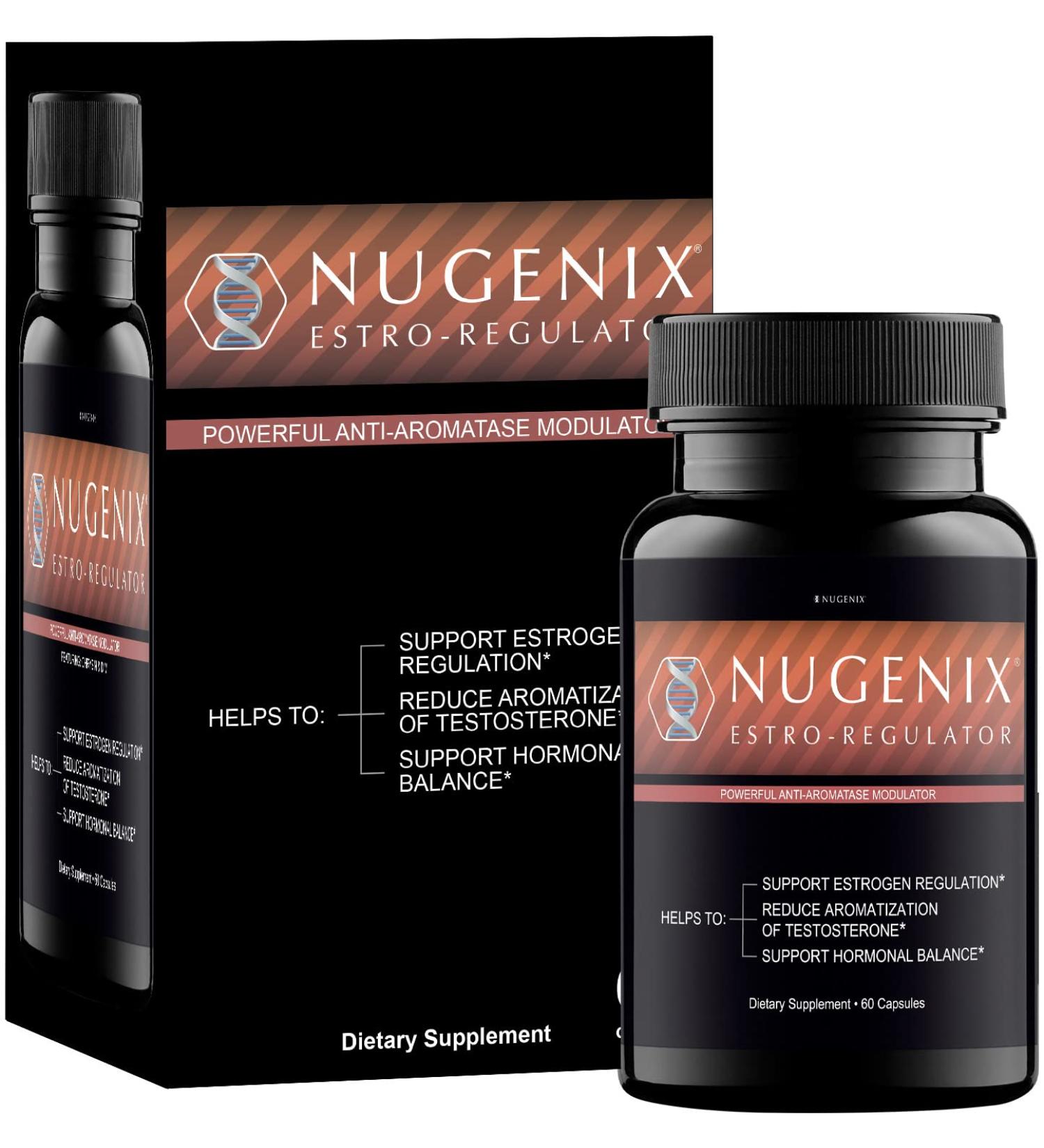 Nugenix Estro-Regulator: Powerful Anti-Aromatase Modulator - 60 Capsules for Hormonal Balance - Buy Online on GoSupps.com