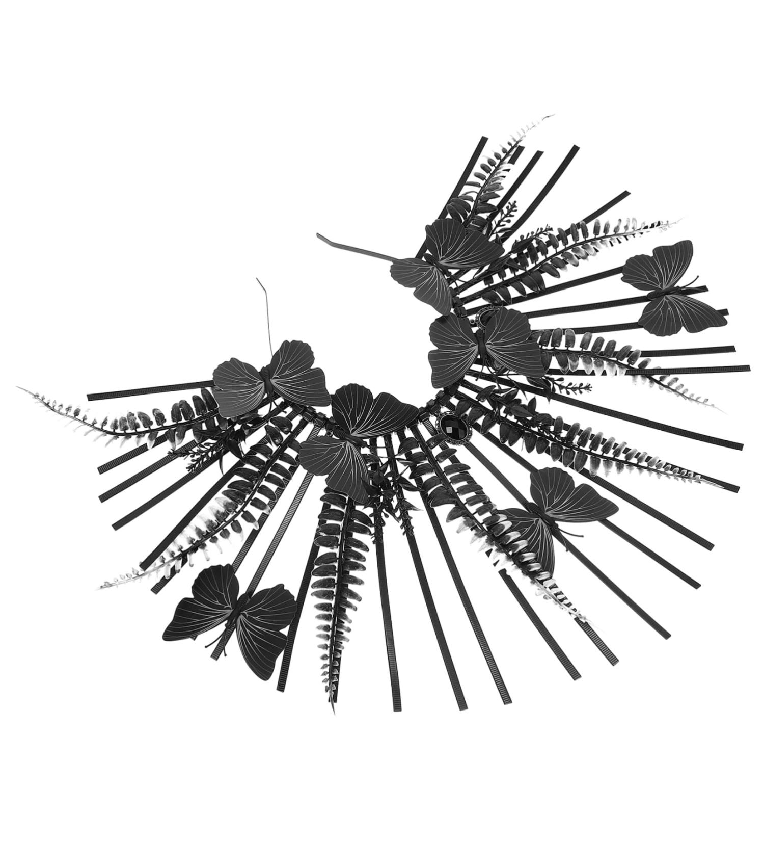 Didiseaon Gothic Dark Retro Butterfly Halloween Hair Accessories Headband (black) Hair Ornaments for Women Butterflies Decor Halloween Party Accessory Evening Party Accessory - Buy Online on GoSupps.com