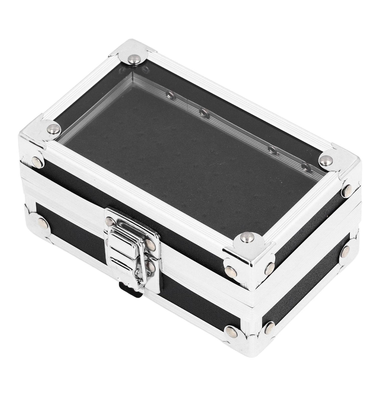 Nail Drill Holder Dustproof Nail Drill Container with Multiple Holes Lockable Design for Salon Technicians (Black) - Buy Online on GoSupps.com