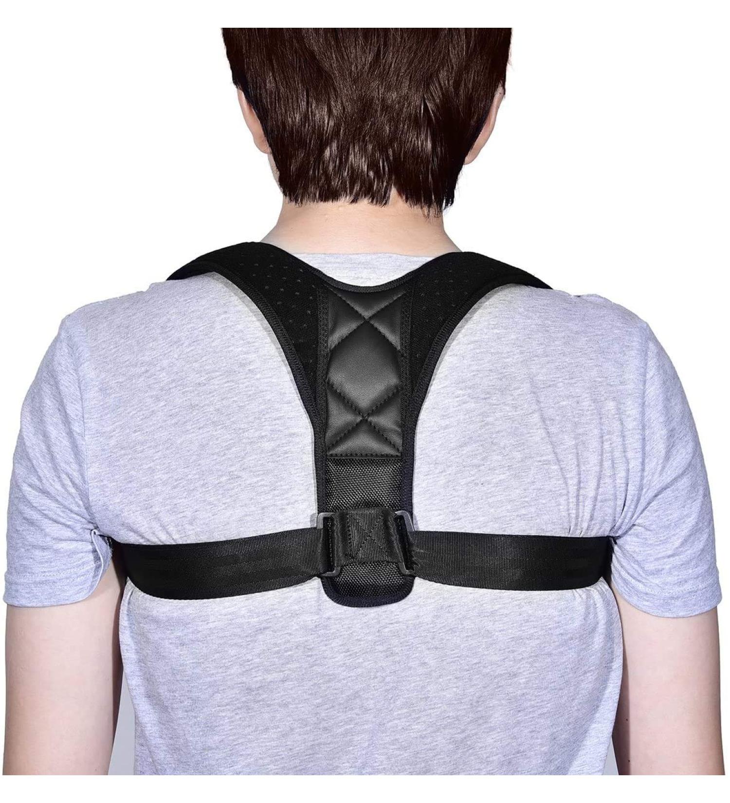 Back Posture Corrector Adjustable Clavicle Brace Comfortable Correct Shoulder Posture Support Strap Improve Posture Correction Computer Sitting Work Prevents Slouching for Women Men 28''-48'' - Buy Online on GoSupps.com