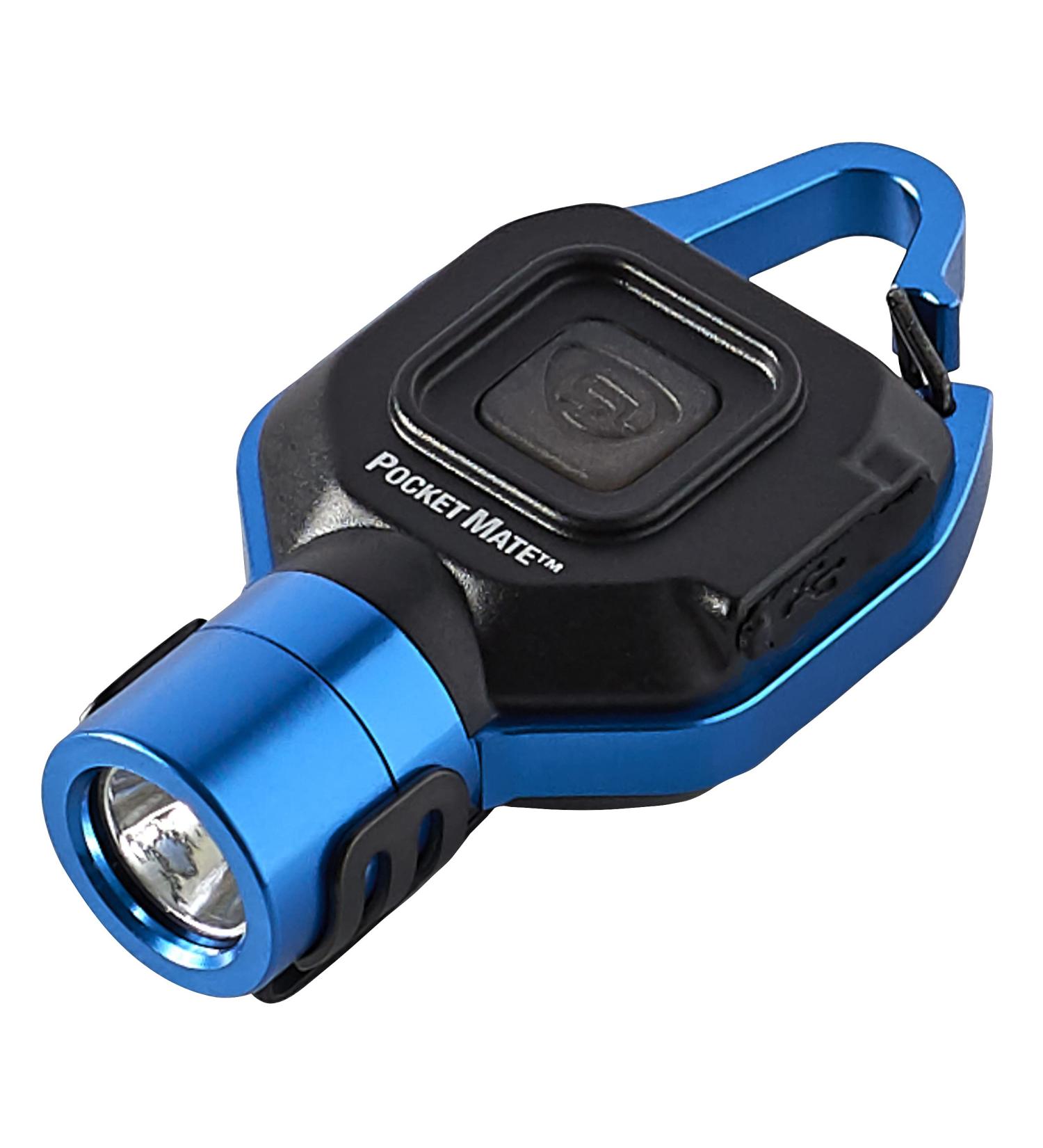Streamlight 73302 Pocket Mate 325-Lumen Blue Pocket Keychain Flashlight | USB Rechargeable - Buy Online on GoSupps.com