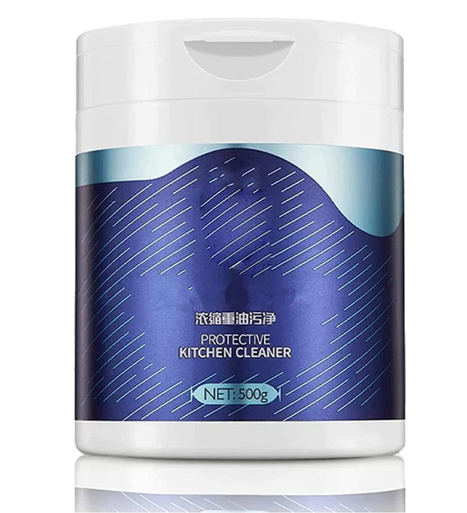 Mof Chef Cleaner Powder Heavy Oil Stain Powder Cleaner Foaming Heavy Oil Stain Powder Cleaner 500g Oil Pollution Cleaning Powder All Purpose Kitchen Stain Remover Cleaner for Hood Pots Grill - Buy Online on GoSupps.com