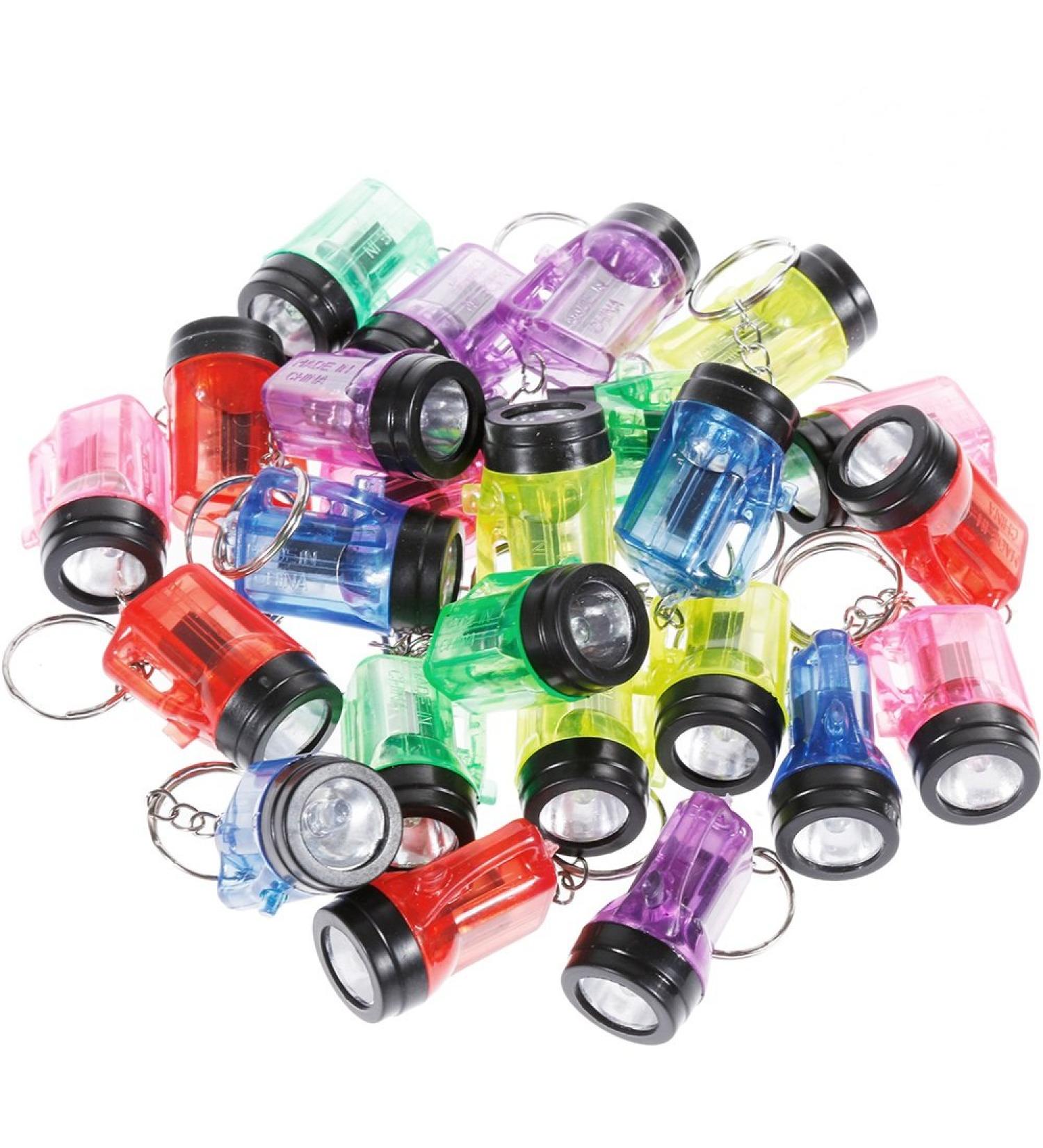 GOLDGE 24Pcs Keychain Flashlight Mini Lamp - Compact & Bright Portable Lighting for Travel - International Shipping Available - Buy Online on GoSupps.com