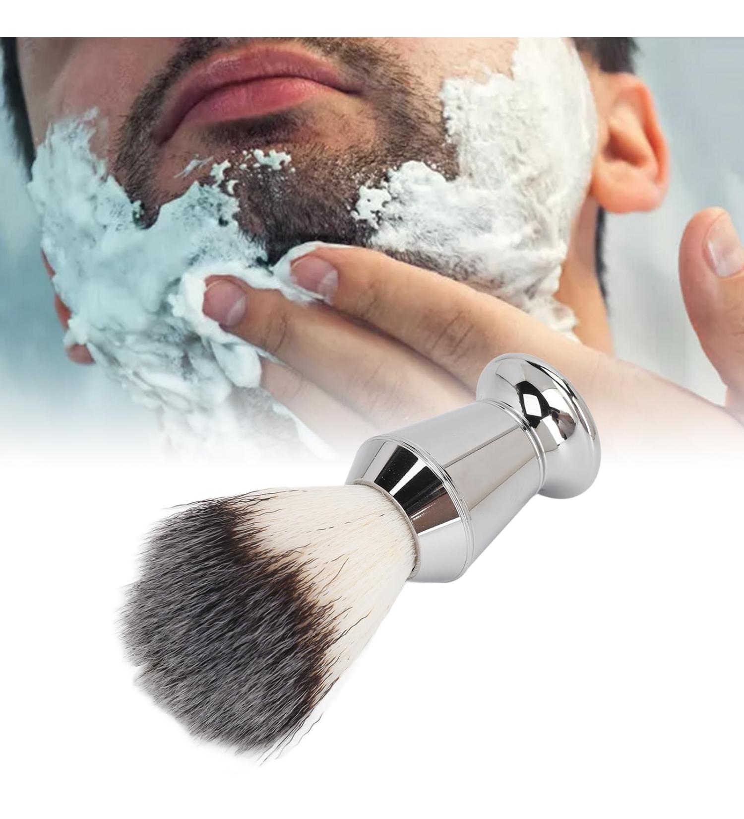Sonew Razor Brush - Fine Synthetic Bristles Hairdressing & Shaving Soap Brush for Men | Daily Grooming & Salon Use - Buy Online on GoSupps.com