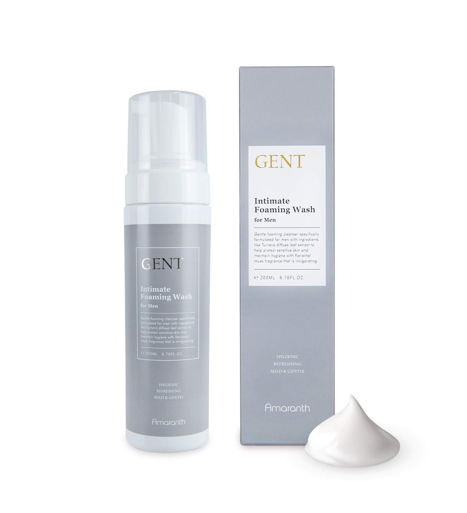 GENT Foaming Ball Wash for Men - Sensitive Skin Care for Daily Hygiene (200ml) - Buy Online on GoSupps.com