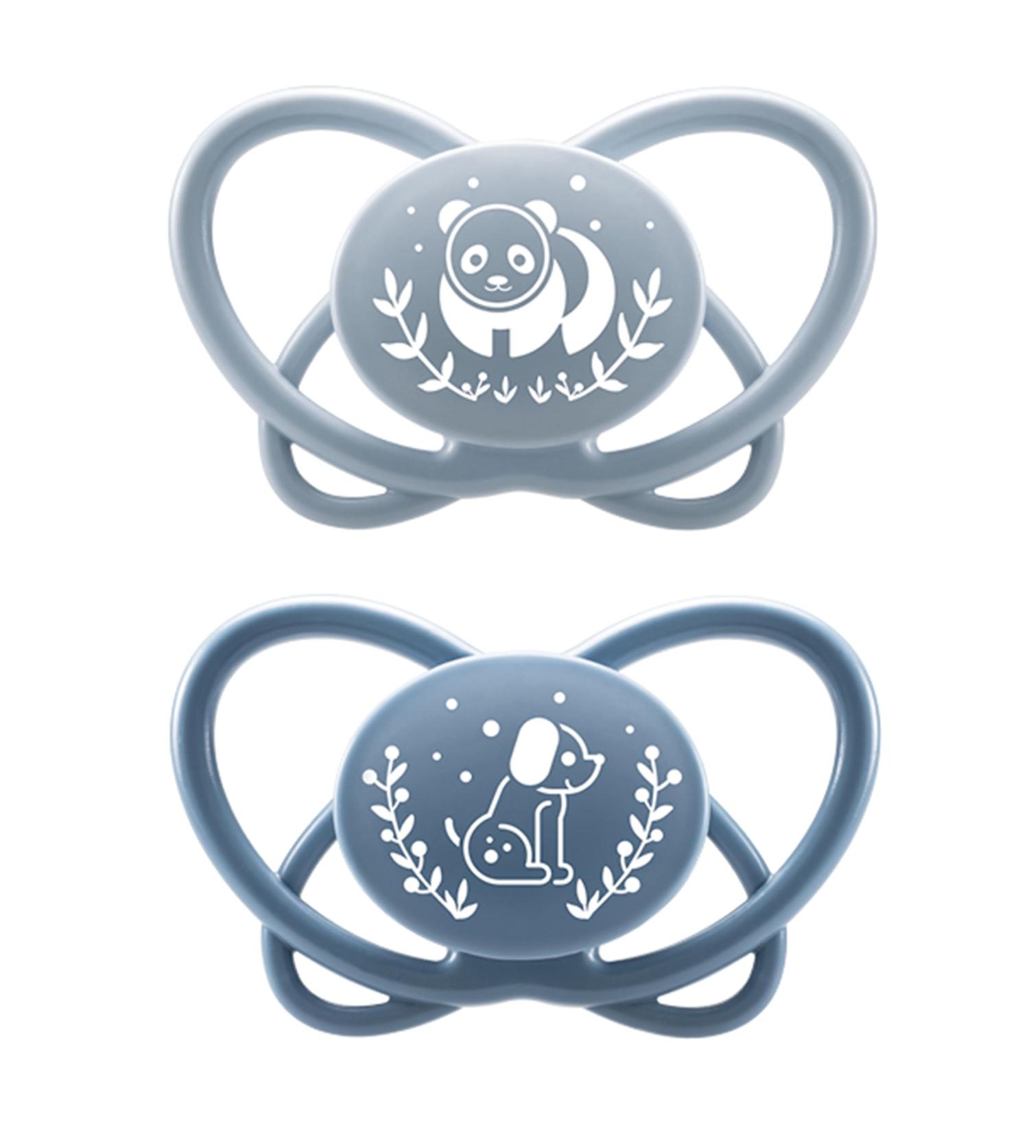 Nip Schnuller My Butterfly - Eco-Friendly Silicone Pacifier for 5-18 Months - Lightweight Jaw-Friendly Design in Blue - Buy Online on GoSupps.com