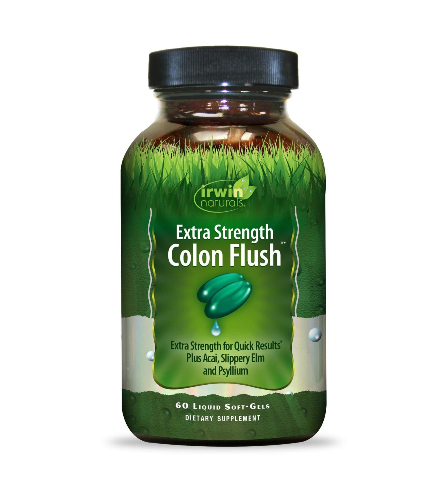 Buy Irwin Naturals Colon Flush Extra Strength 60 Liquid Soft-Gels | Optimal Digestive Health - Buy Online on GoSupps.com