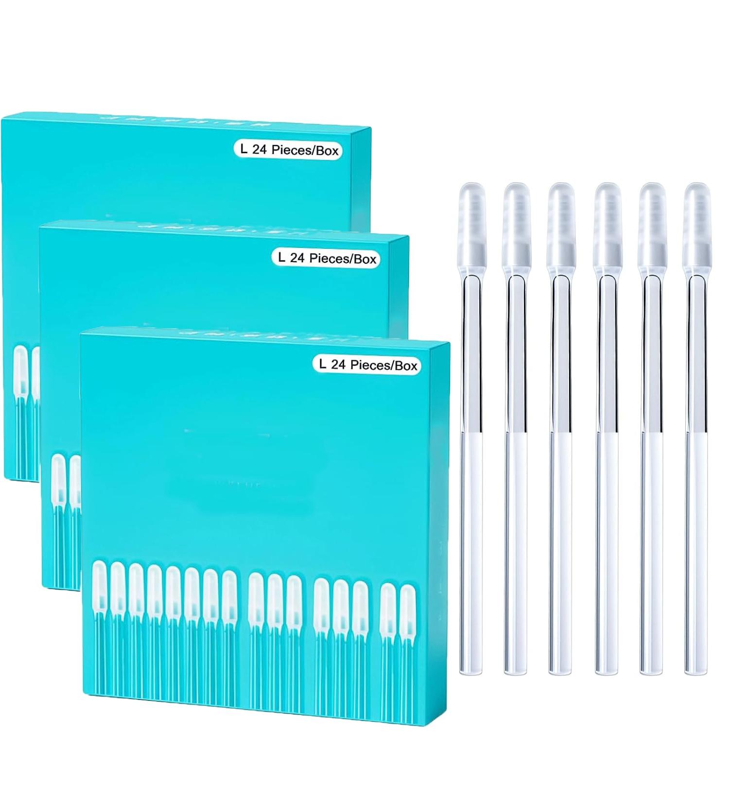 Reusable Sticky Ear Pick 24/48/72 Pieces Adhesive Ear Cleaner Tool Set Earwax Removal Products Adhesive Ear Cleaner Tool Set for Ear Cleaning (L-3 Box/72pcs) - Buy Online on GoSupps.com