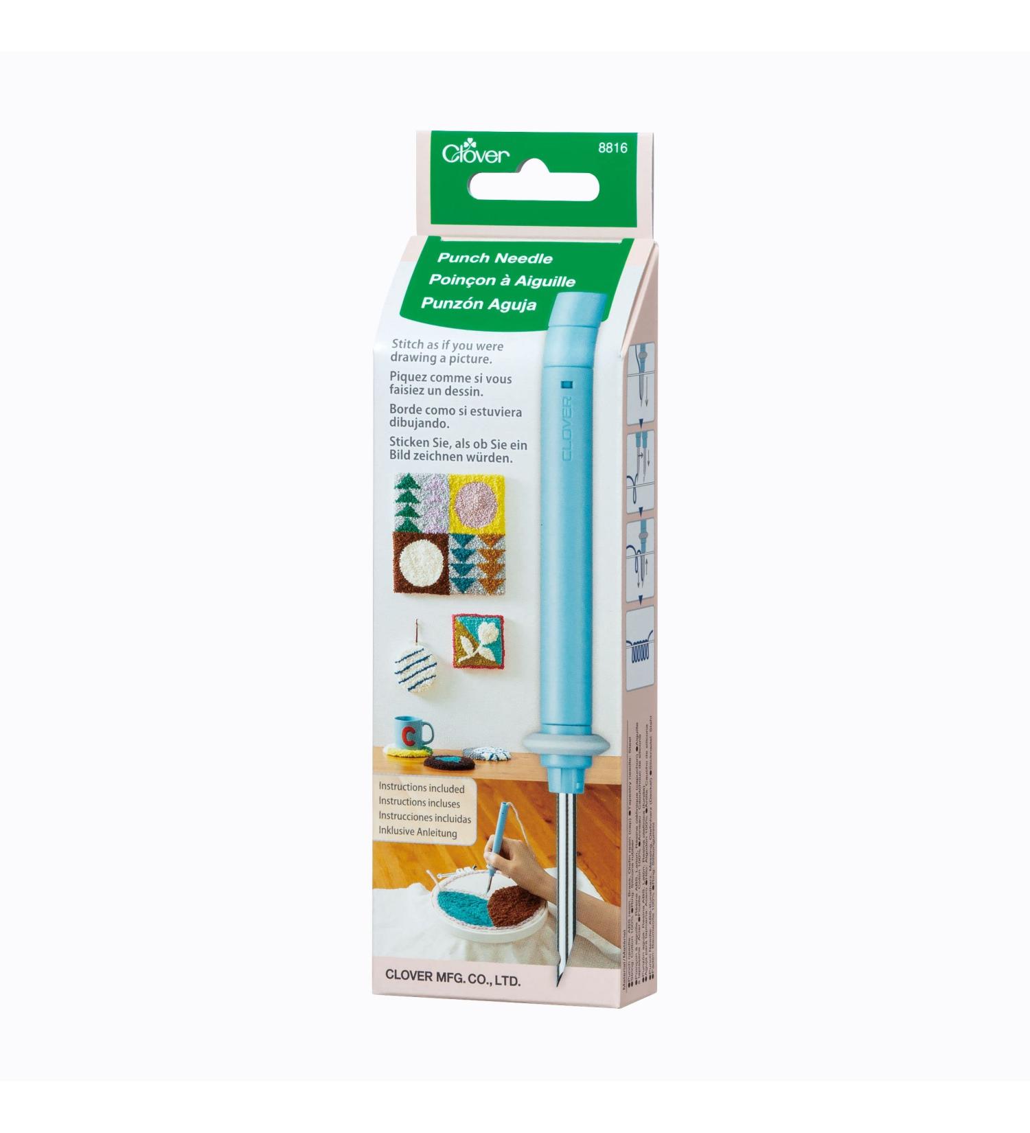 Clover Punch Needle Notion - Blue | High-Quality Needle for Crafting - Buy Online on GoSupps.com
