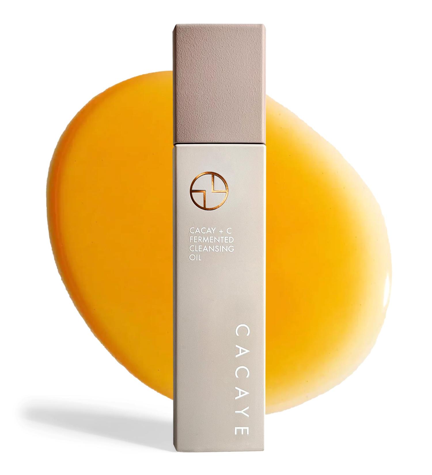 Buy CACAYE 3-in-1 Makeup Cleansing Oil - Anti-Aging Facial Cleanser with CaCay Oil & Vitamin C for All Skin Types | 2.5 Oz - Buy Online on GoSupps.com