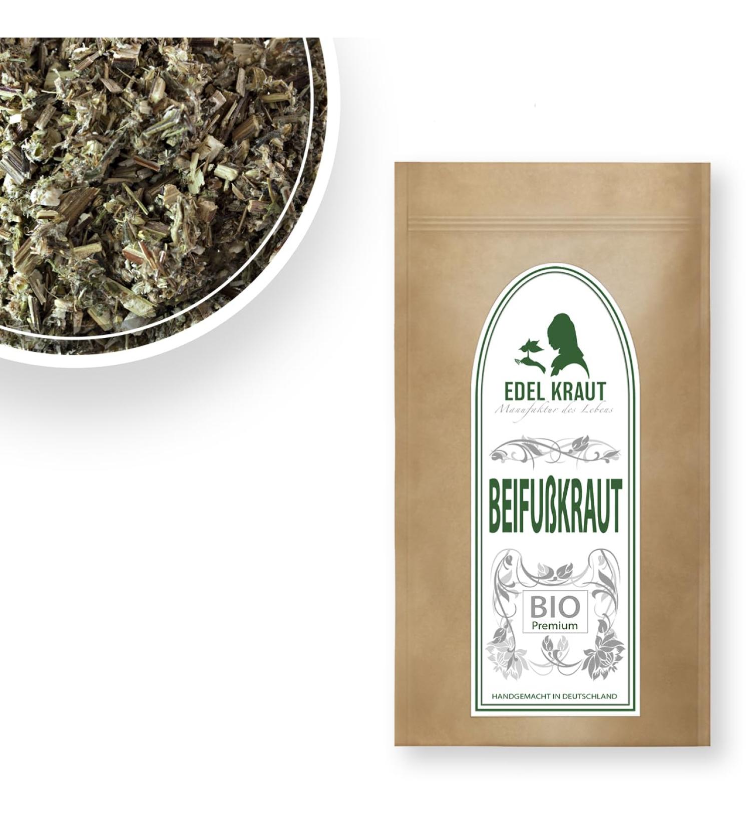Sugu Tea Organic 250g - Premium Mugwort Herb for Artemisia Tea | 100% Pure Organic Mugwort (Artemisia Vulgaris) - Noble Herb - Buy Online on GoSupps.com