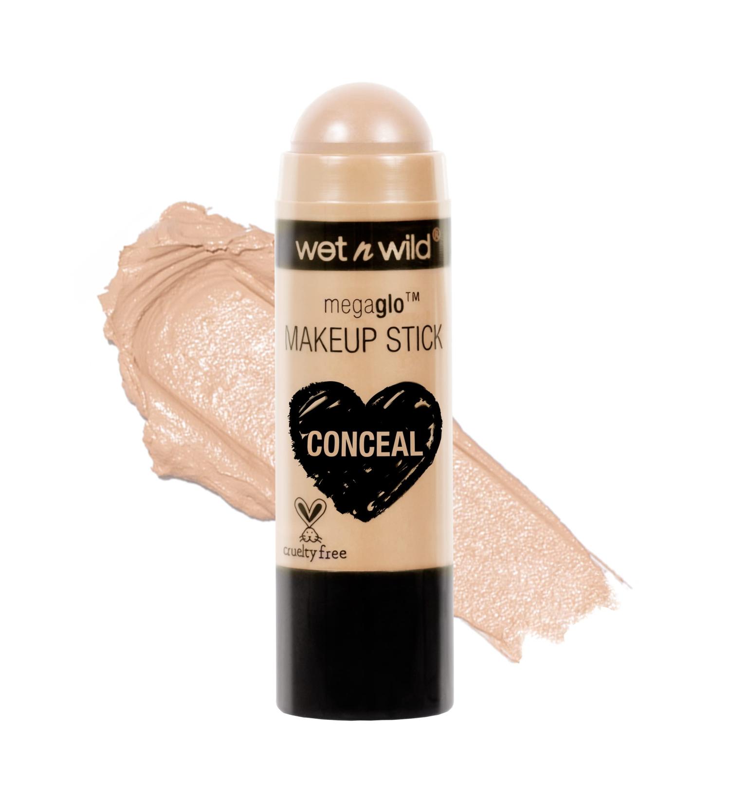 Wet n Wild MegaGlo Conceal Contour Stick - Nude For Thought | Natural Cream to Powder Concealer - Buy Online on GoSupps.com