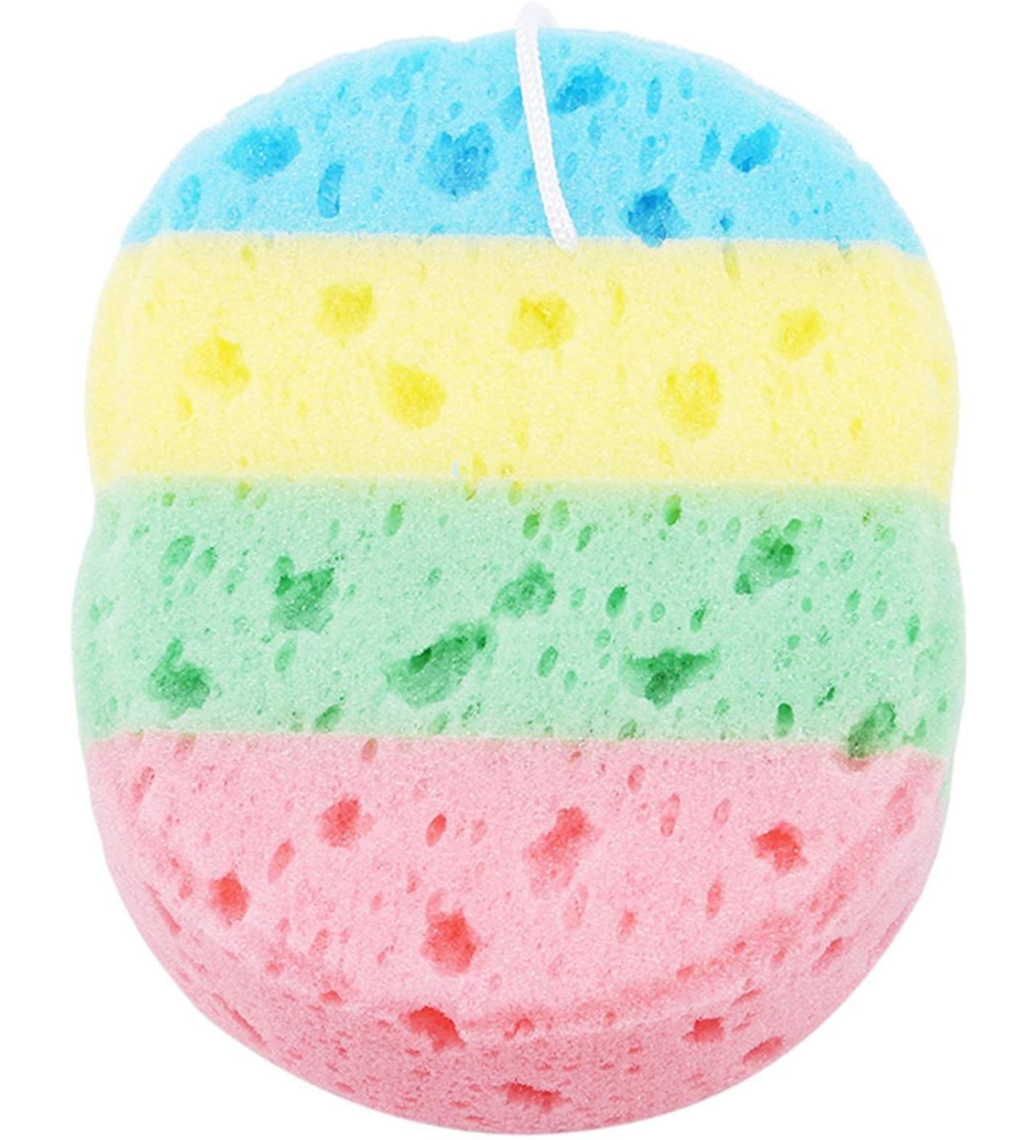 Oval Seaweed Bath Sponge Soft Foam Shower Sponge - Buy Online on GoSupps.com