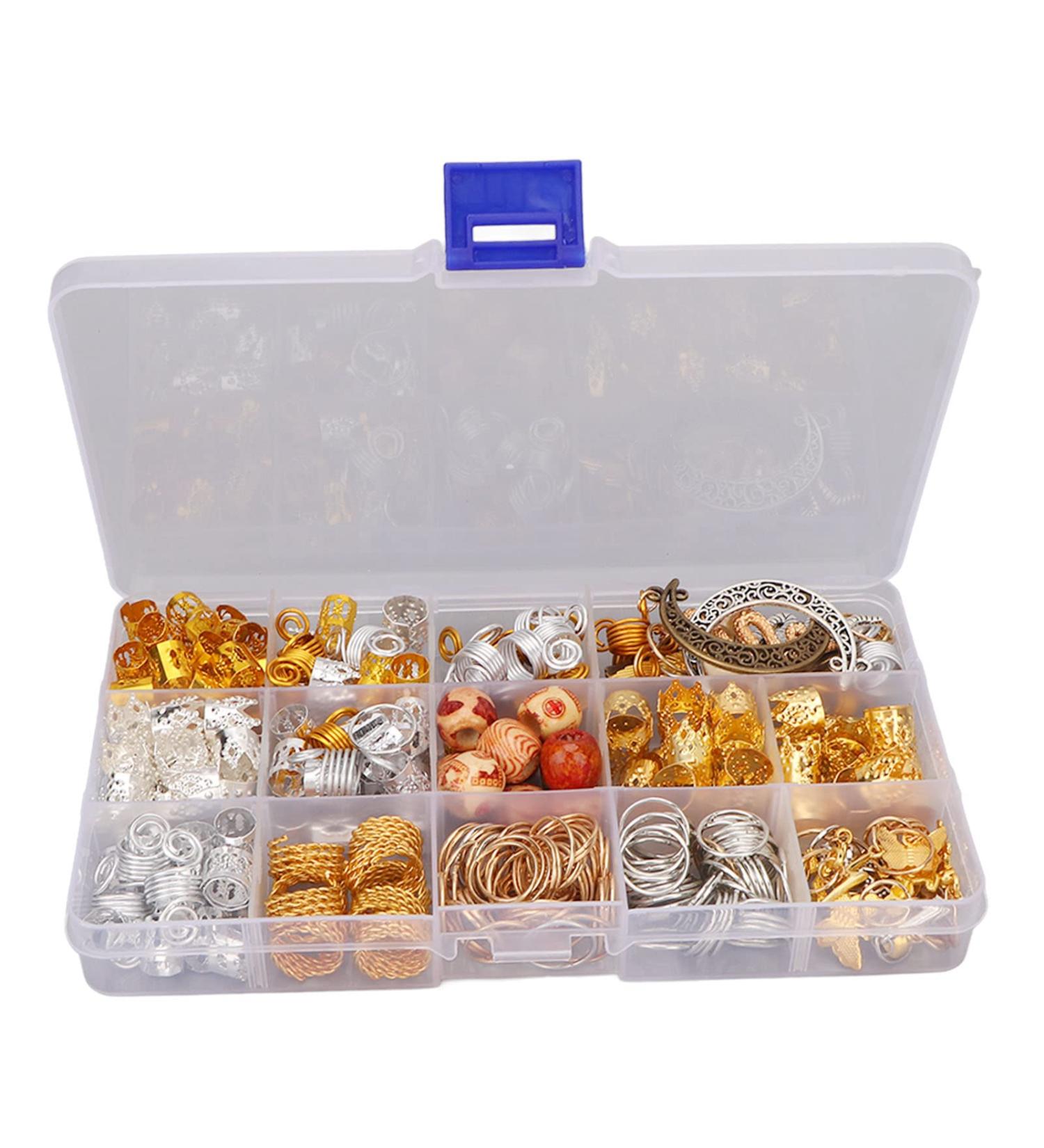 YUYTE Dreadlock Accessories Hair Jewelry for Braids Exquisite Dreadlocks Hair Rings Alloy Jewelry Including Beads Conch Pearl Wing Butterflies Gold Spring Tortoise - Buy Online on GoSupps.com