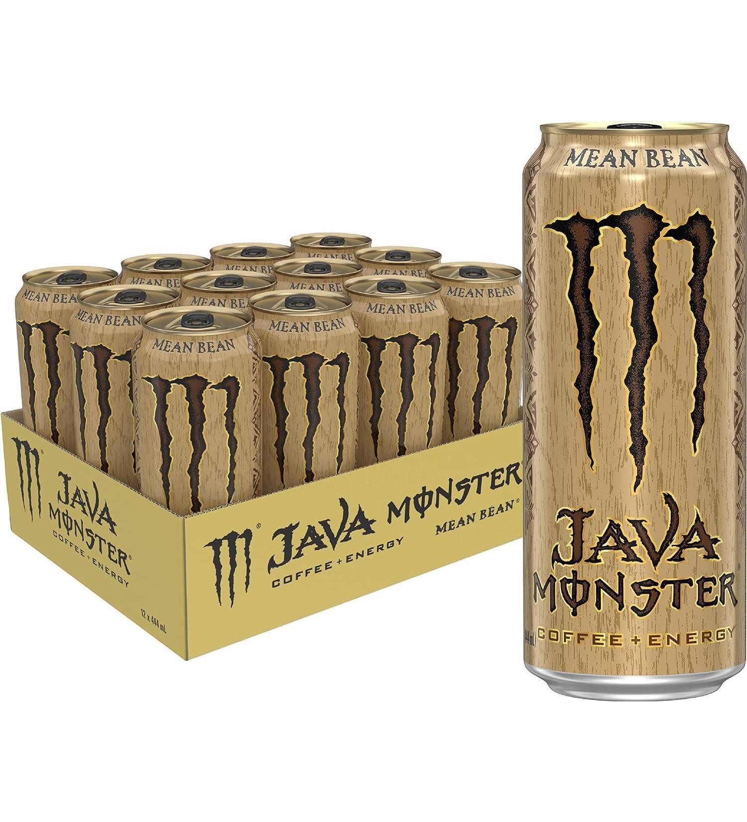 Monster Energy Java Mean Bean 444mL Cans Pack of 12 - Buy Online on GoSupps.com
