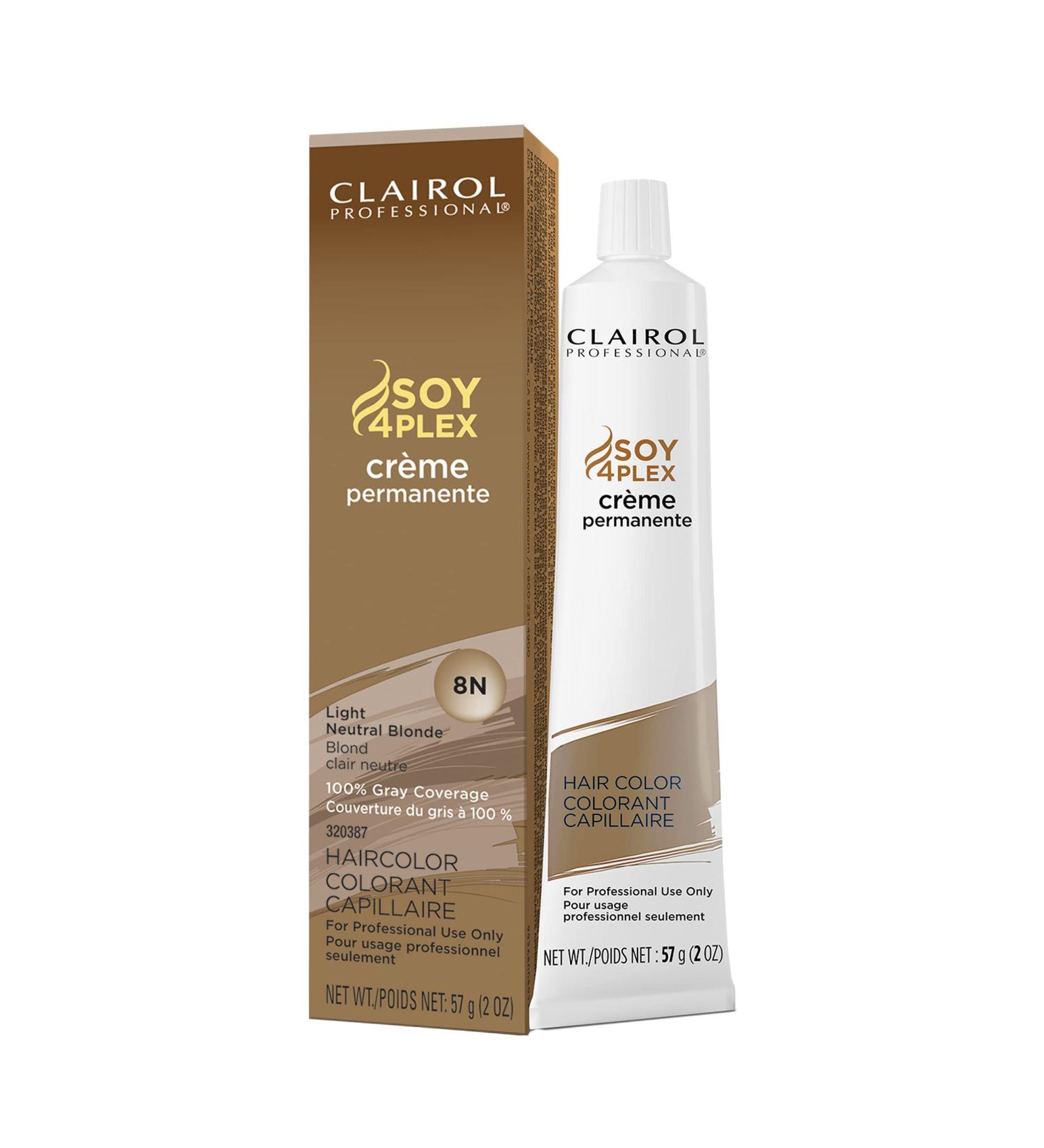 Clairol Professional Permanent Cr me 8N Light Neutral Blonde 2oz - Long-Lasting Hair Color - Buy Online on GoSupps.com