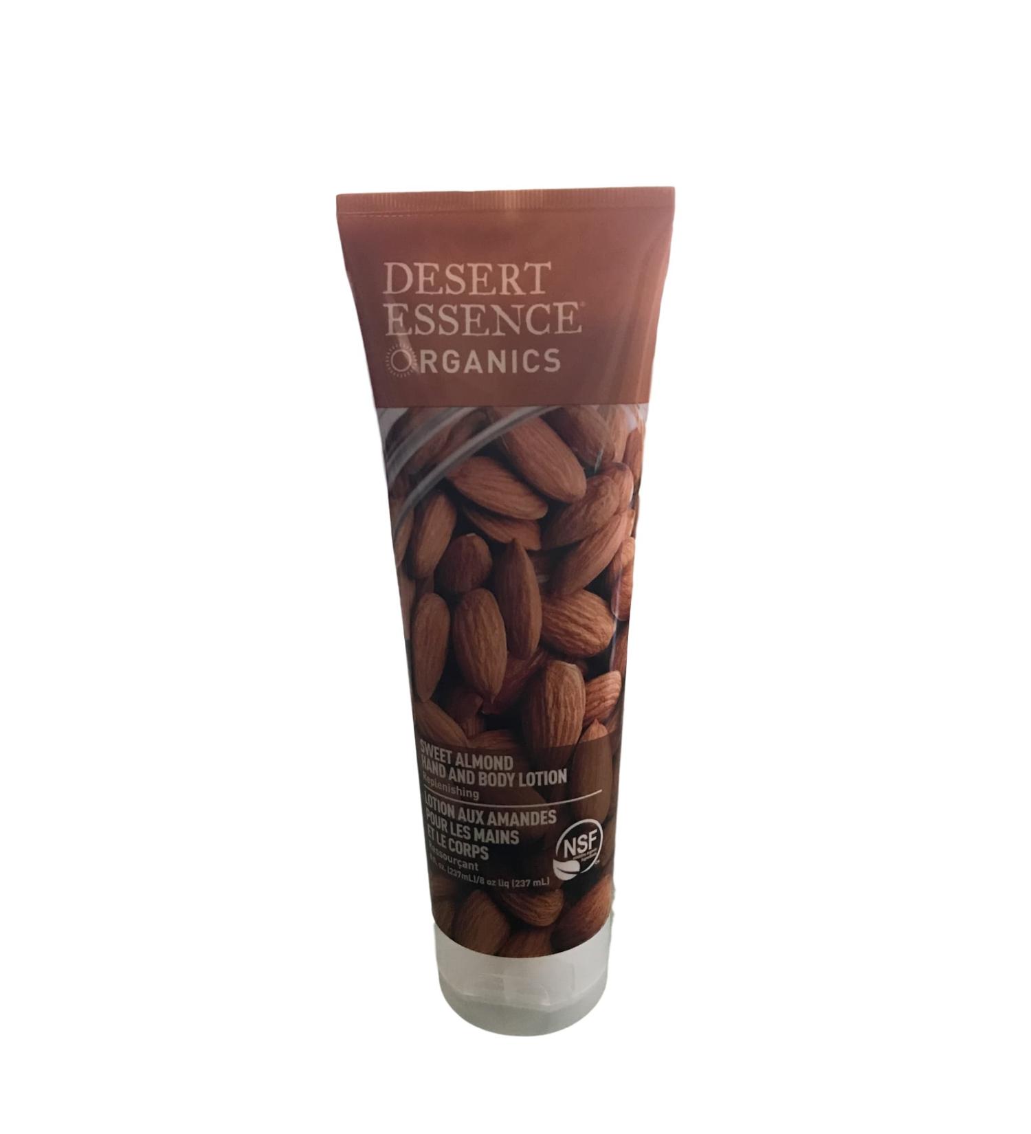 Desert Essence Hand and Body Lotion Sweet Almond 8oz (3 Pack)