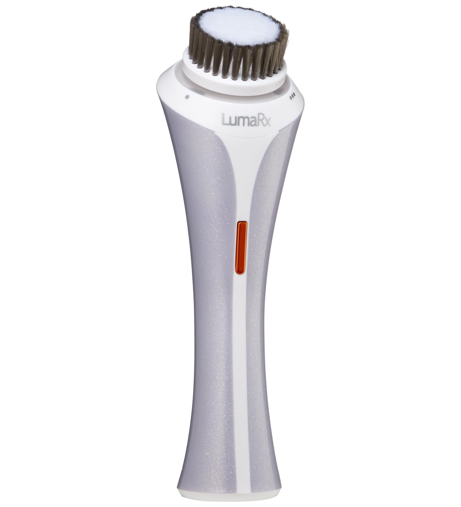 Rechargeable Facial Cleansing Brush with 1-Minute Timer & LED Indicator - Showerproof White/Silver - Shop Internationally - Buy Online on GoSupps.com