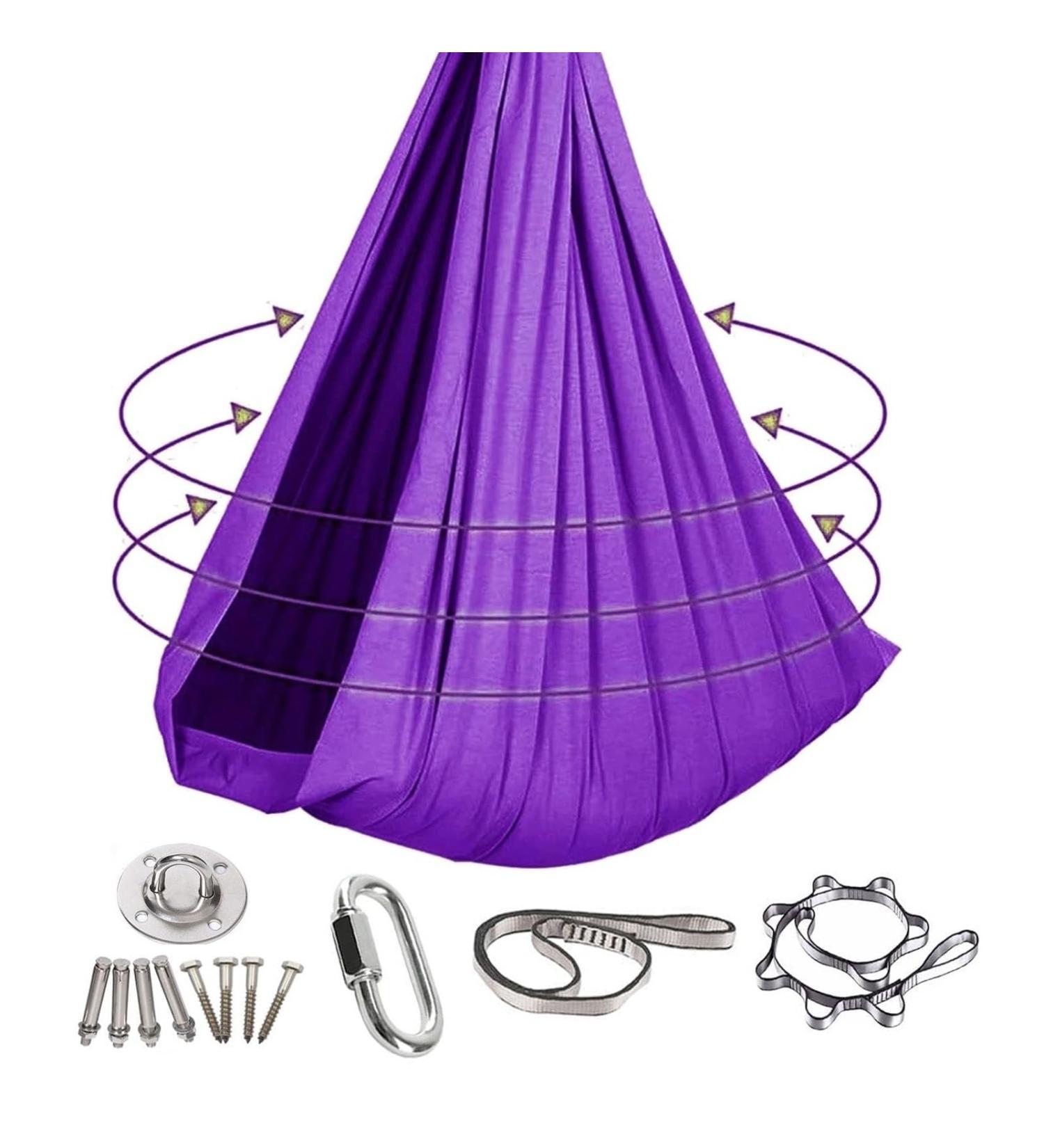 Ssimoo Stretchy Sensory Body SOX - Full-Body Calming Wrap for Autism & Anxiety Relief | Purple 100x280cm - Buy Online on GoSupps.com