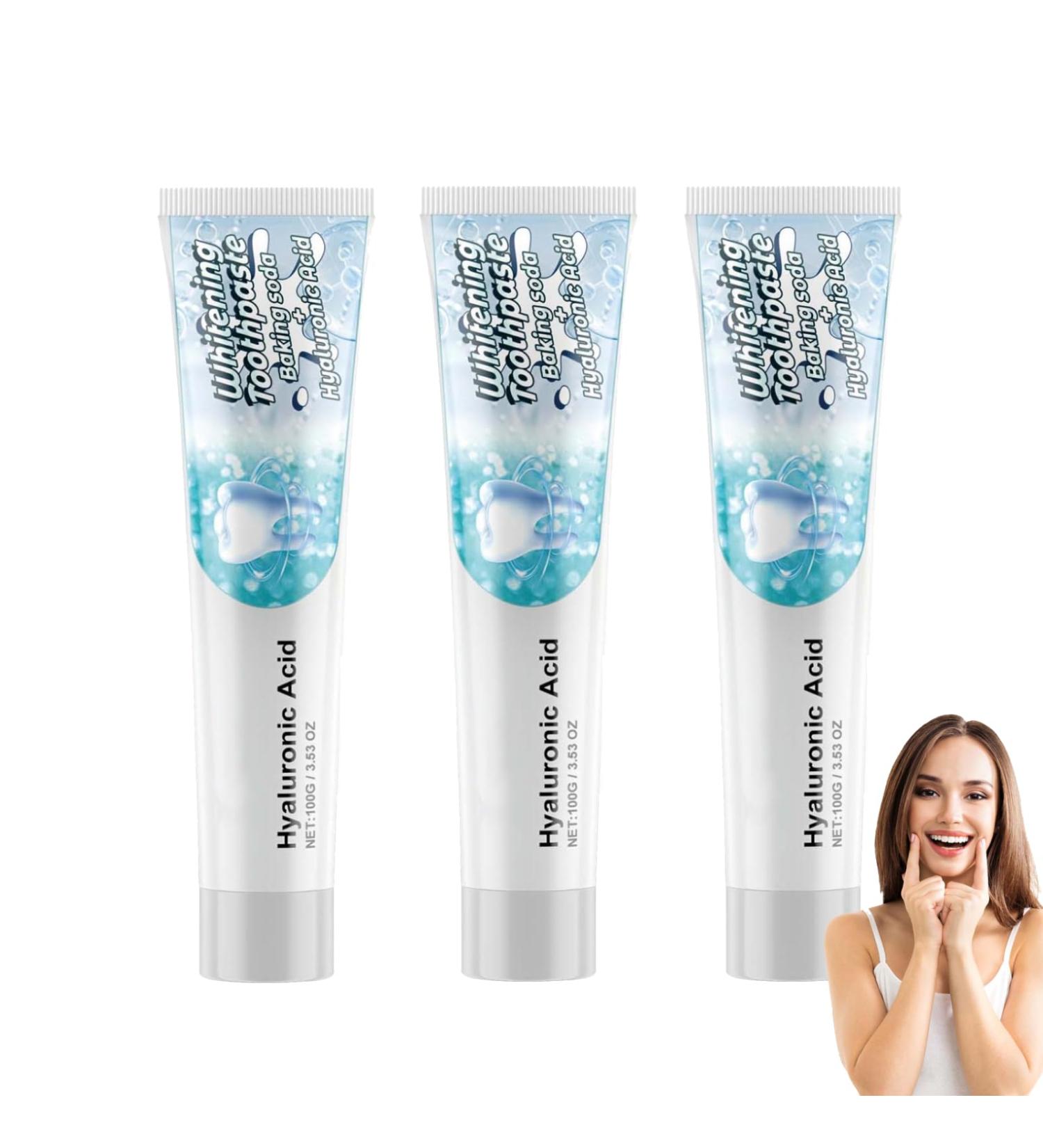 Whitening Toothpaste Removing Stains Whitening Toothpaste Clean Mouth Cool And Refreshing Fully Foam Brightening White Prevents Stains Protects Gums Fresh Breath Complete Care Teeth (3) - Buy Online on GoSupps.com