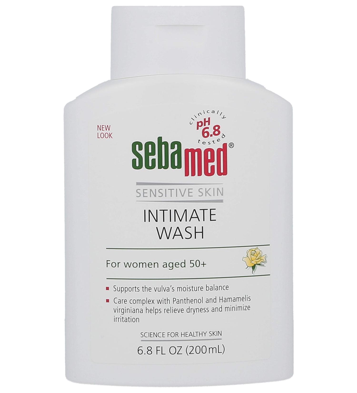 Sebamed Feminine Intimate Wash Menopause pH 6.8 - 6.8 Fl Oz | Gentle Cleansing for Menopausal Women - Buy Online on GoSupps.com