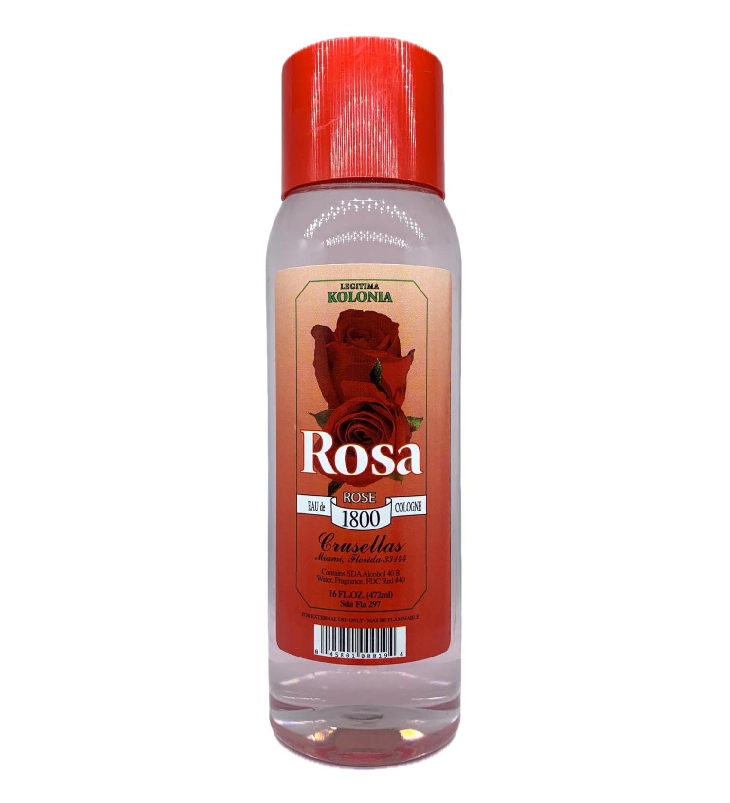 Legitima Kolonia 1800 Rosa (Rose) Splash Cologne (16 Fl. Oz.) 16 Fl Oz (Pack of 1)