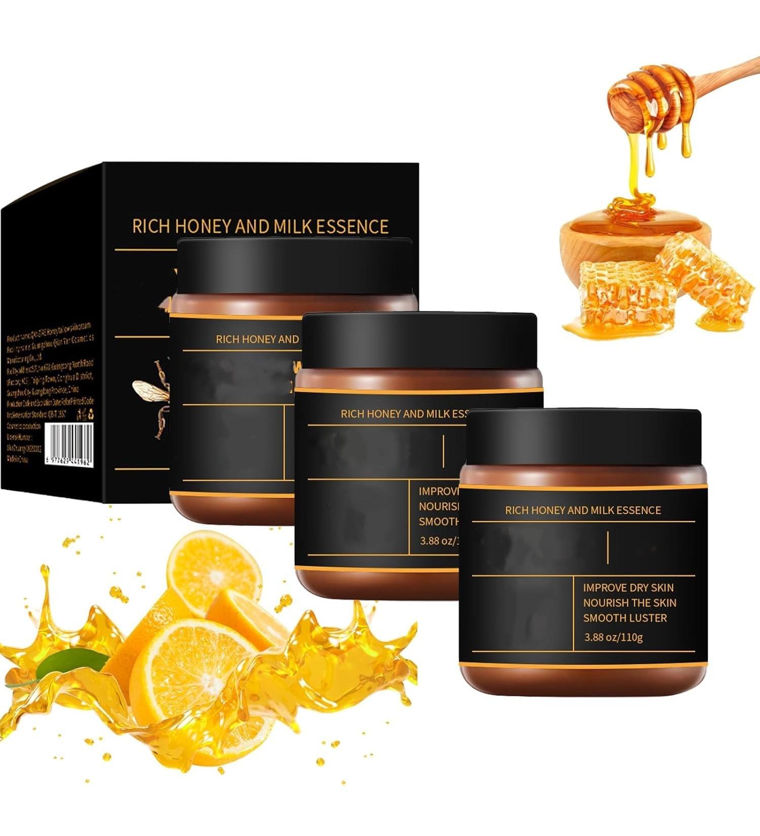 Cr me de soin au beurre de miel baume au miel et au suif de b uf nourrissant en profondeur doux adoucissant et lissant cr me hydratante pour peaux s ches et sensibles 3pc - Buy Online on GoSupps.com