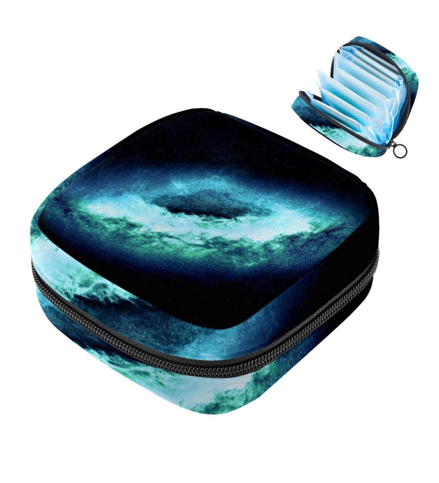 Galaxy Space Nebula Sanitary Napkin Storage Bag | Portable Period Pouch for Women & Teens | Menstrual Cup & Breastfeeding Insert Holder - Buy Online on GoSupps.com
