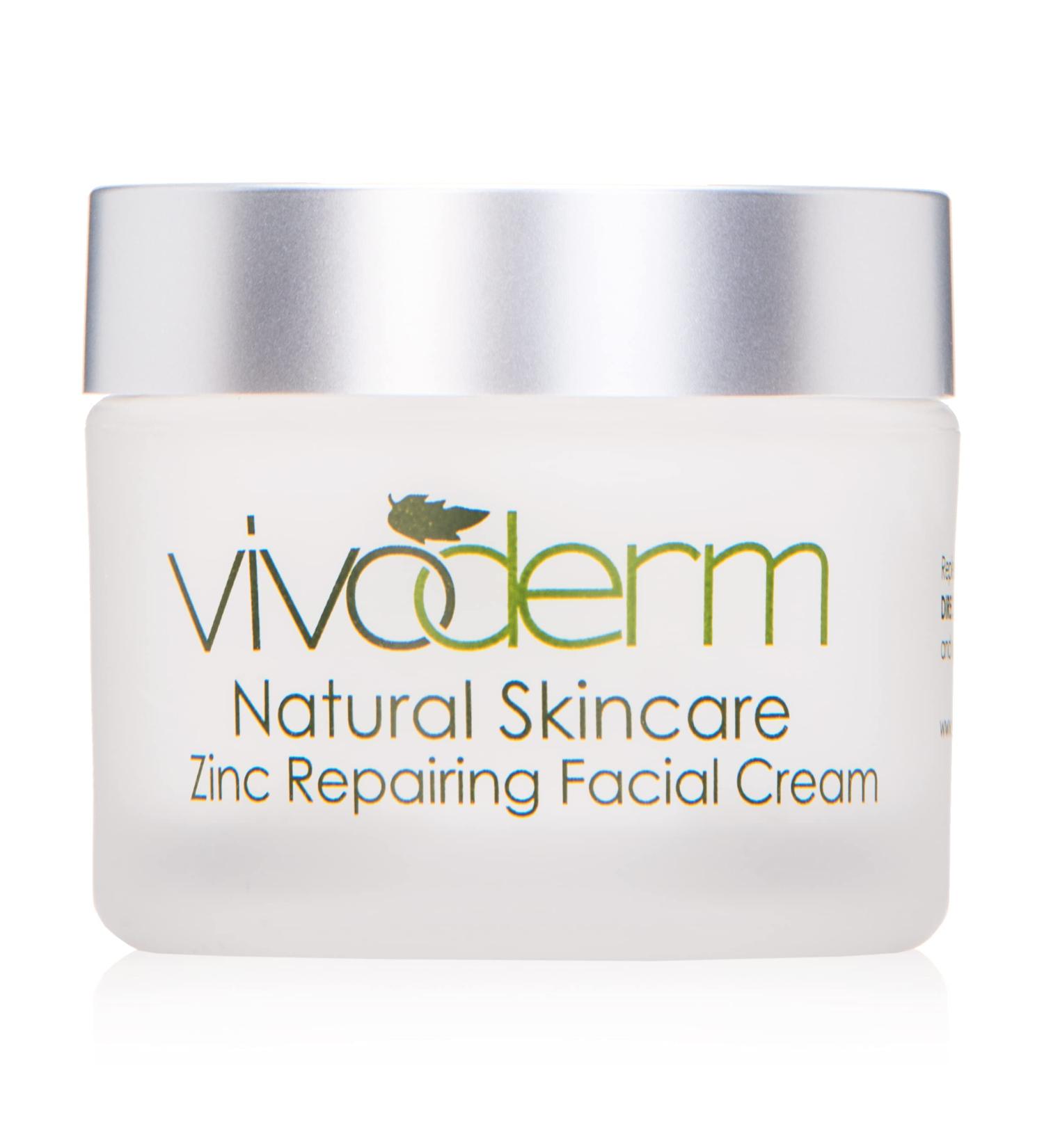 Vivoderm Zinc Repairing Facial Cream | Anti-Aging Soothing & Moisturizing Ships Worldwide - Buy Online on GoSupps.com