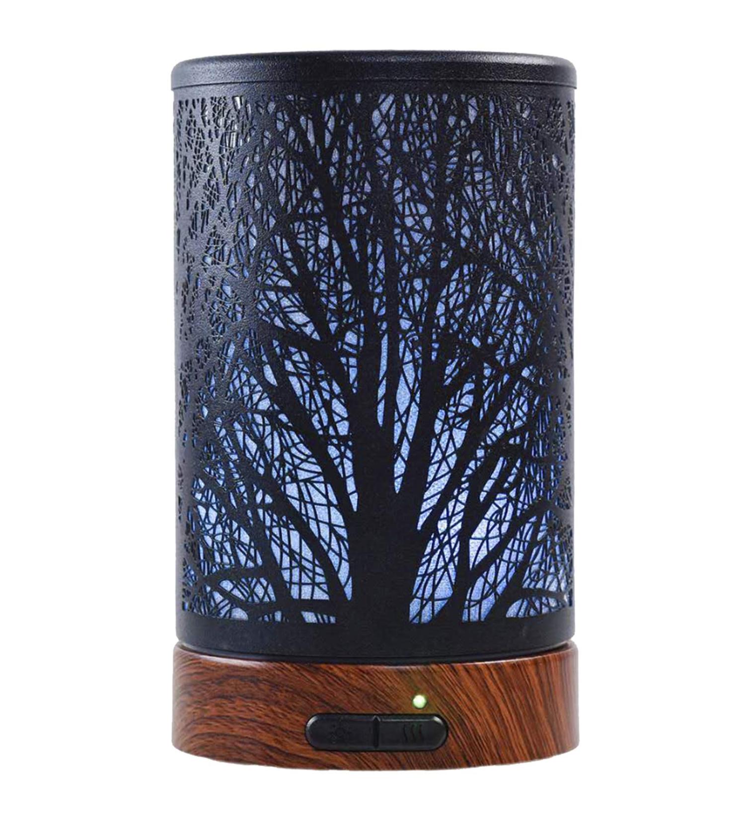 EQUSUPRO 100ml Metal Aromatherapy Essential Oil Diffuser - Ultrasonic Cool Mist with Waterless Auto Shut-Off, 7 Color LED for Home, Office, SPA, Yoga - Buy Online on GoSupps.com