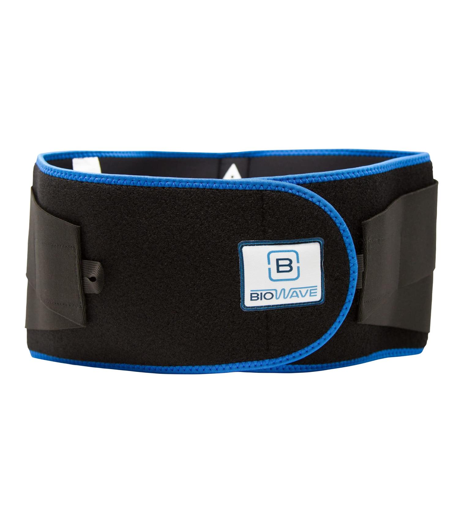 BIOWAVE Back Brace Lumbar Support - FDA Cleared TENS Unit Muscle Stimulator for Back Pain Relief | Compression Wrap for Waist Size 39 -50 | Superior Medical Grade - Buy Online on GoSupps.com