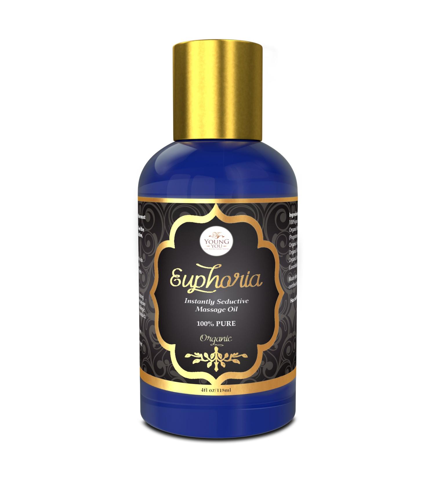 Buy Organic Sensual Massage Oil for Couples | 100% Natural Relaxing Full Body Oil - Perfect for Intimacy & Relaxation - Buy Online on GoSupps.com