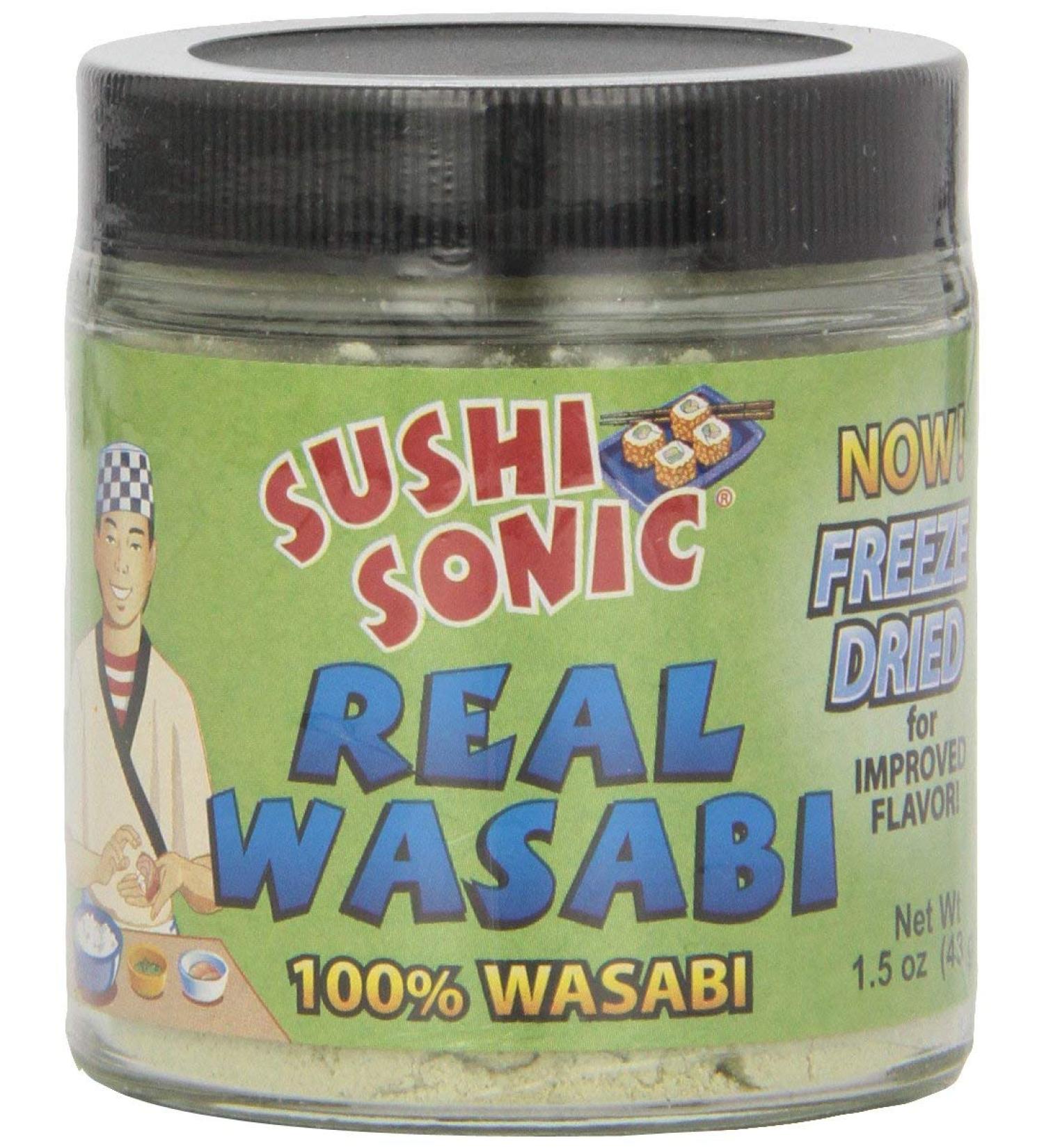 SUSHI SONIC 100% Real Powdered Wasabi - Pack of 4 | Authentic Japanese Wasabi - Buy Online on GoSupps.com