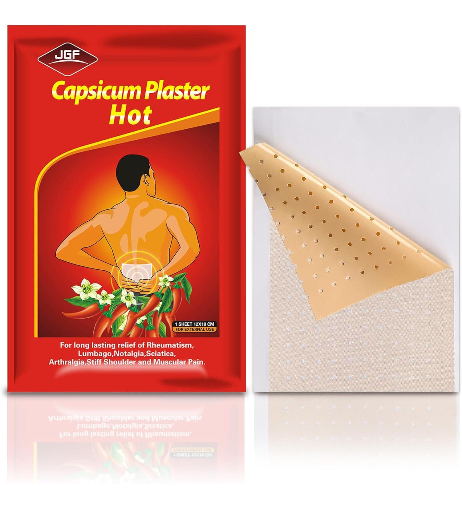KONGDY Capsaicin Patches Hot Capsicum Patches 4.72 x 7.08 20 PCS - Buy Online on GoSupps.com