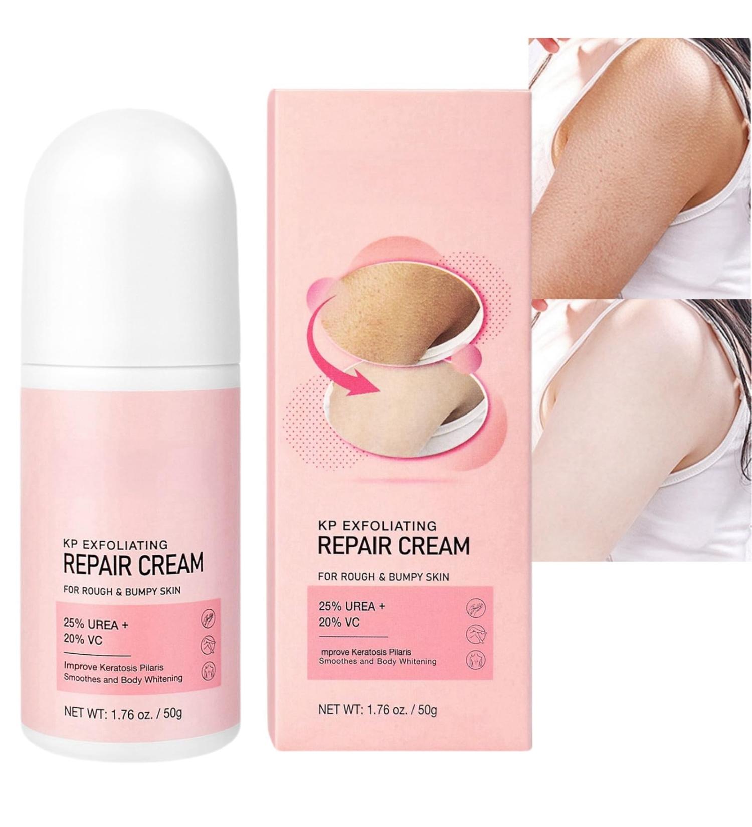 Body Exfoliator Moisturiser for Arms & Leg Skin Exfoliating Repair Cream Chicken Skin Care Cream Body Cream for Strawberry Legs Treatment - Buy Online on GoSupps.com