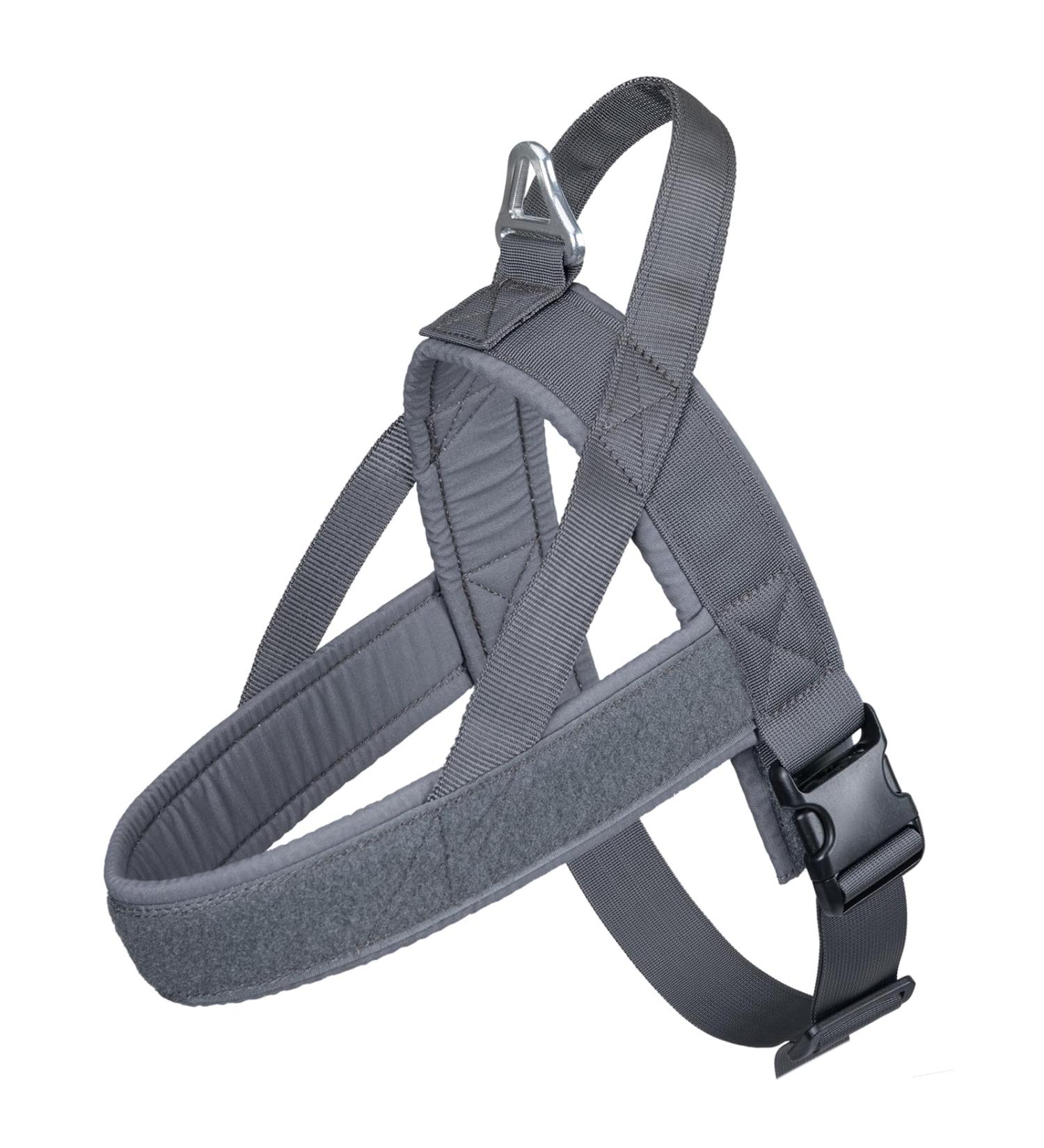 Elite Tactical Dog Crockery Vest - Adjustable Nylon Pet Dishes for Small Medium & Large Dogs - Gray (M) - Buy Online on GoSupps.com