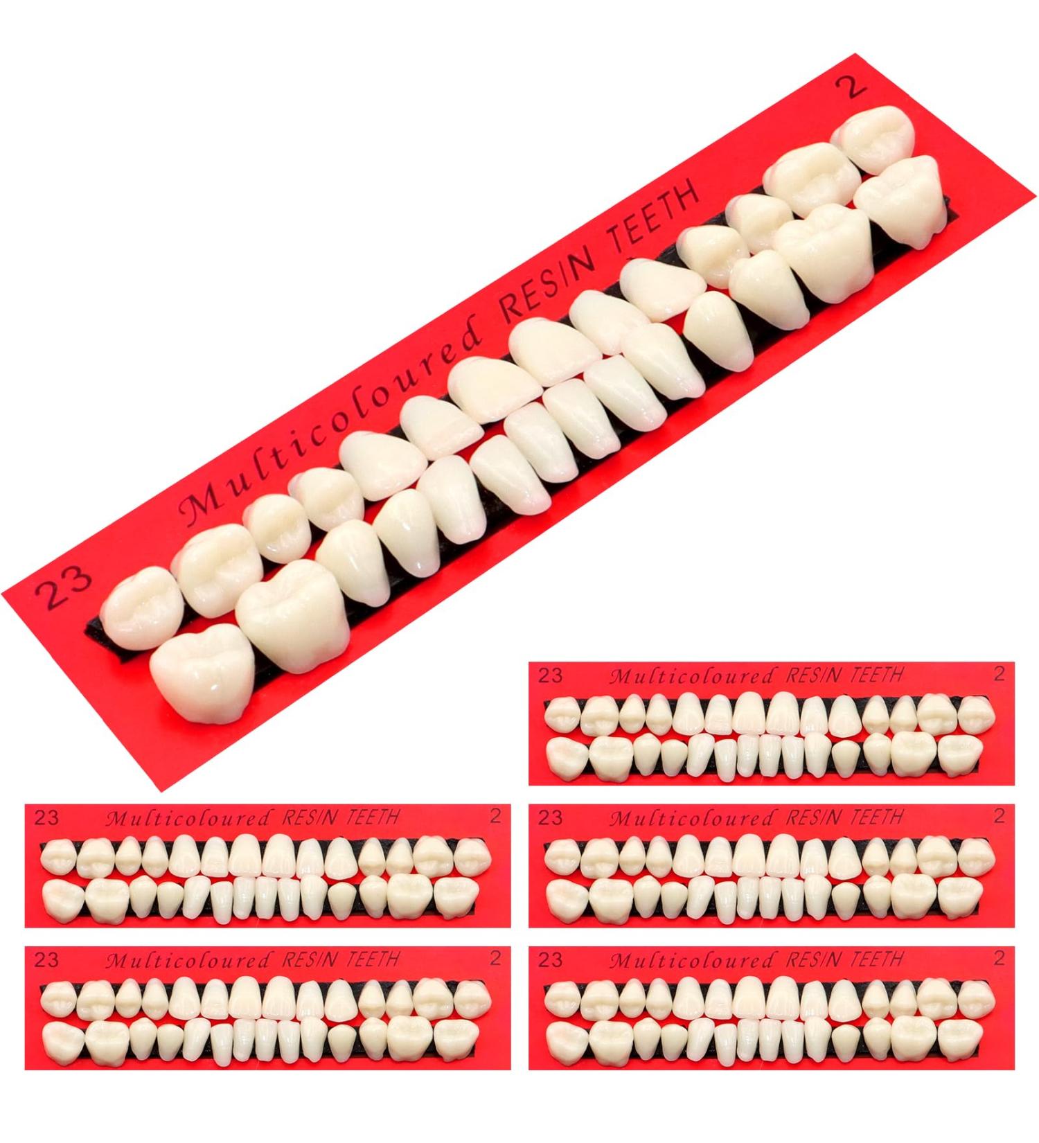 Scettar 6 Pieces Acrylic Resin Fake Teeth for Halloween Makeup and DIY Costume Party - Buy Online on GoSupps.com