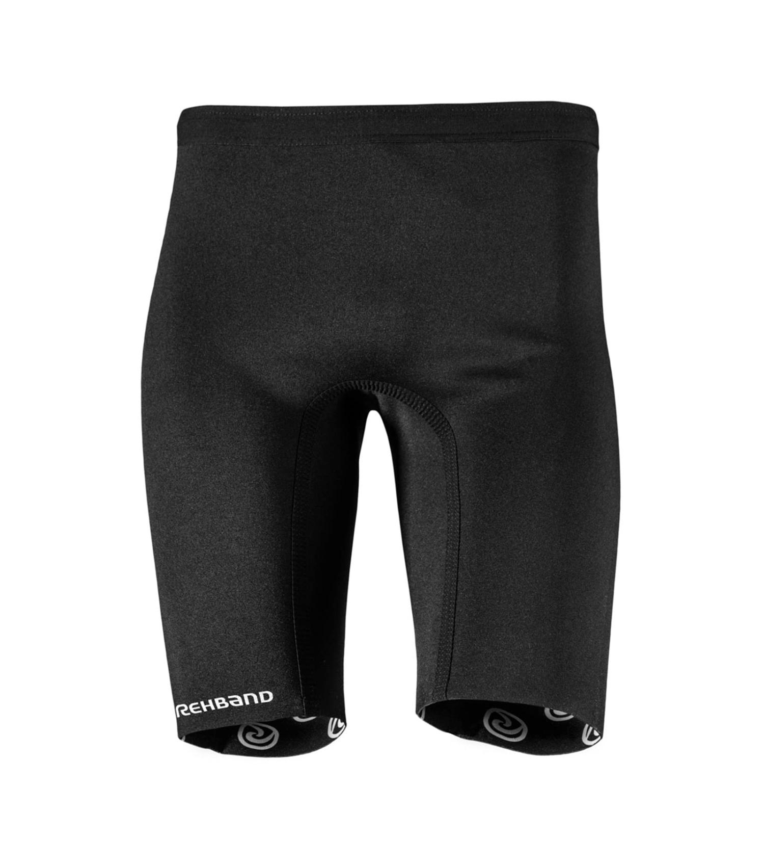 Rehband Thermal Trousers for Men - 1.5mm Neoprene Compression Underwear for Football Fitness Running & More | Black - Buy Online on GoSupps.com