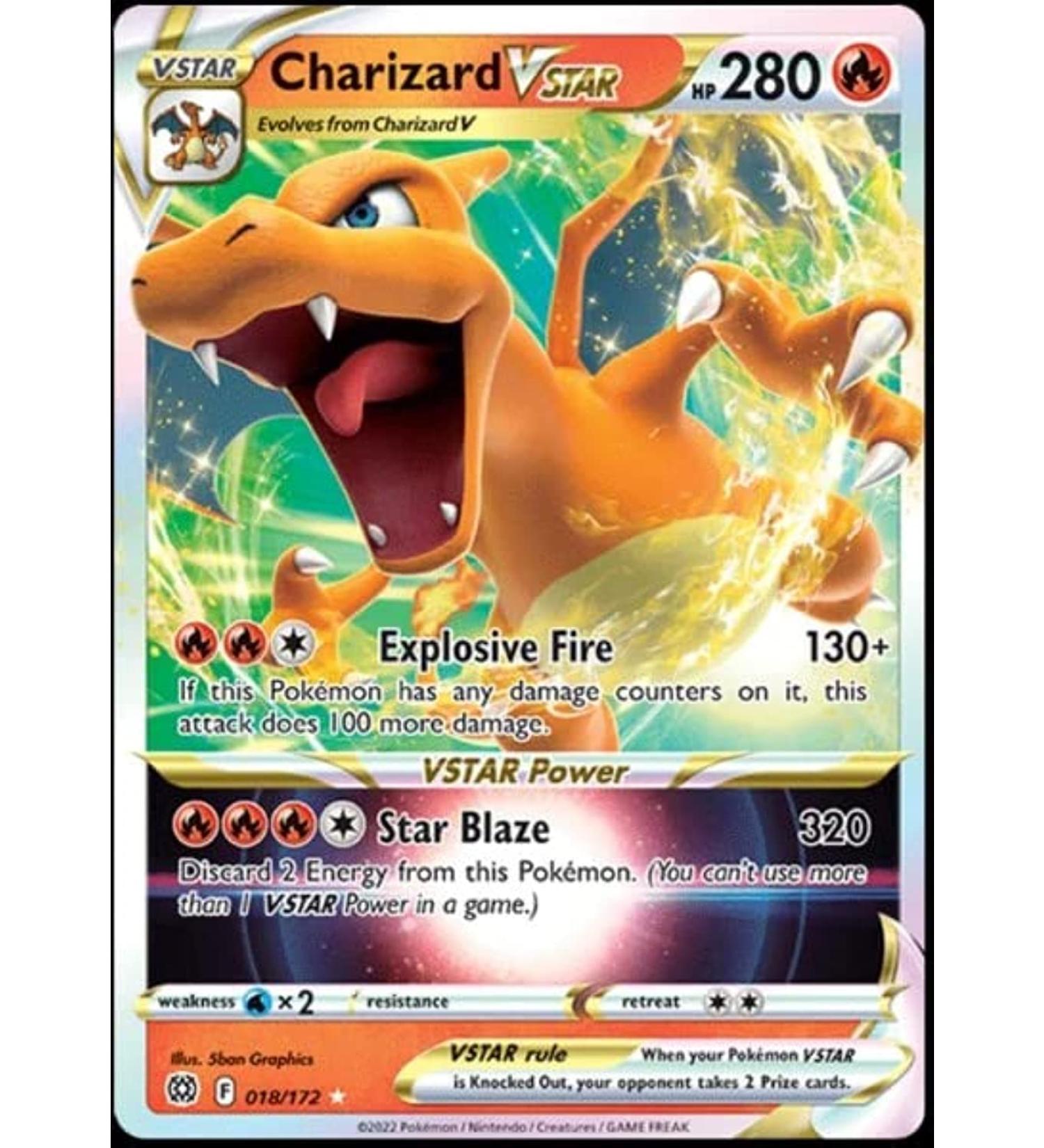 Charizard VSTAR 018/172 Brilliant Stars - Ultra Rare Pokemon Card