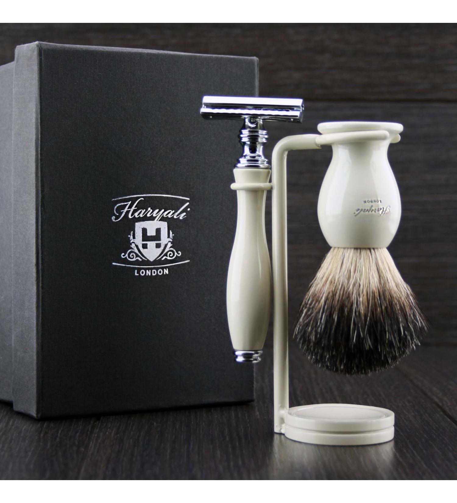 Shop Haryali London New 3-Piece Shaving Set | Premium Quality International Shipping - Buy Online on GoSupps.com