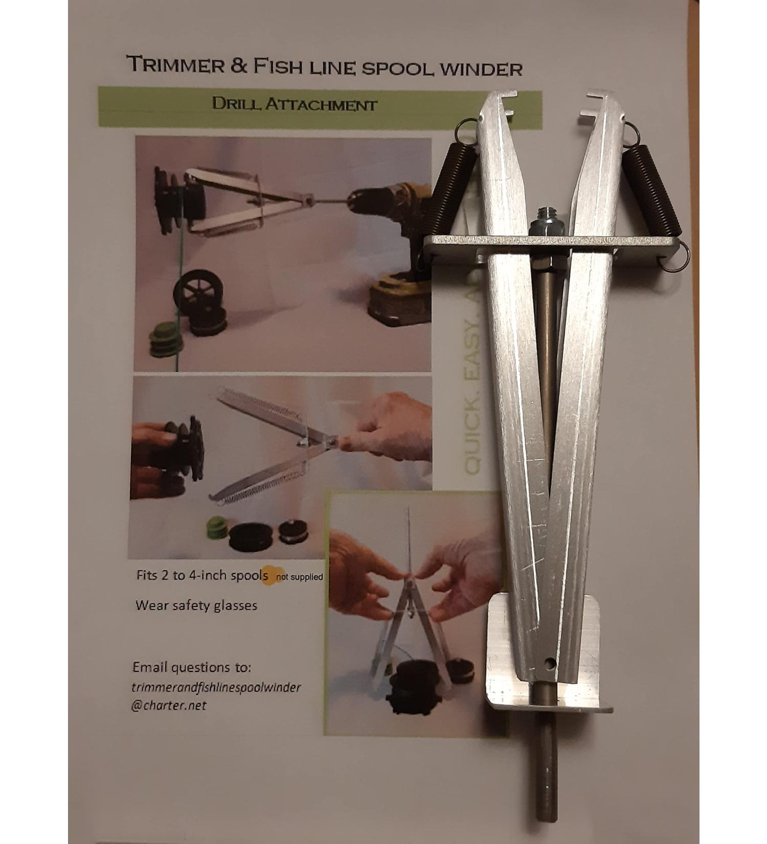 Trimmer and Fish Line Spool Winder - Easy Line Spooling for Perfect Trims - Buy Online on GoSupps.com