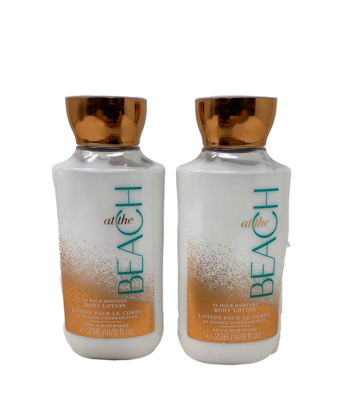 Bath and Body Works At The Beach Super Smooth Body Lotion 8 Oz -2 Pack (At The Beach)