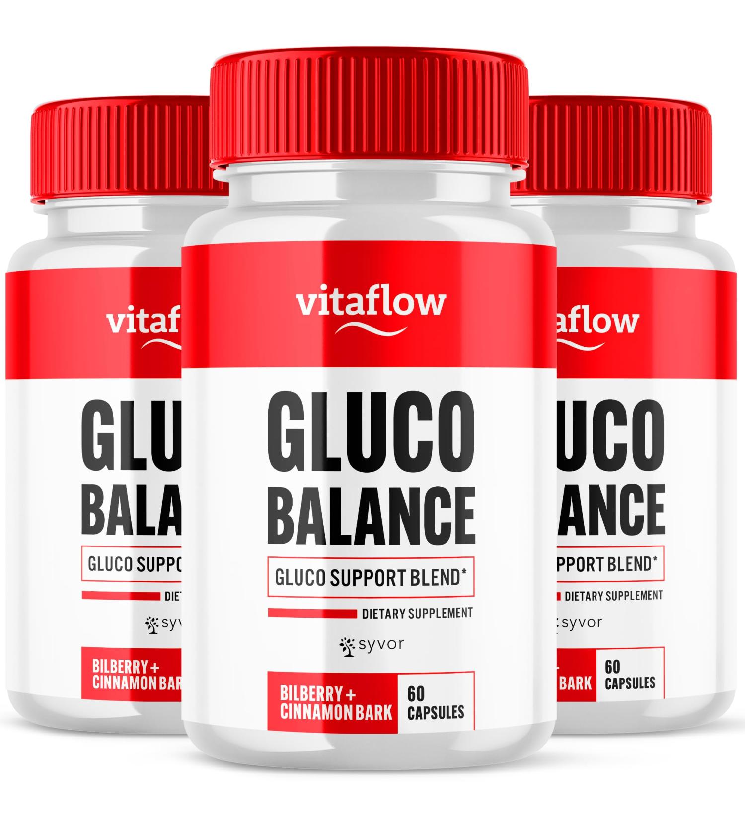 (3 Pack) Vitaflow Balance Support Supplement Capsules Official VitaFlow Support Supplements Pills with All Natural Premium Ingredients Vita Flow Advanced Glyco Balance for Men & Women (180 Capsules) - Buy Online on GoSupps.com