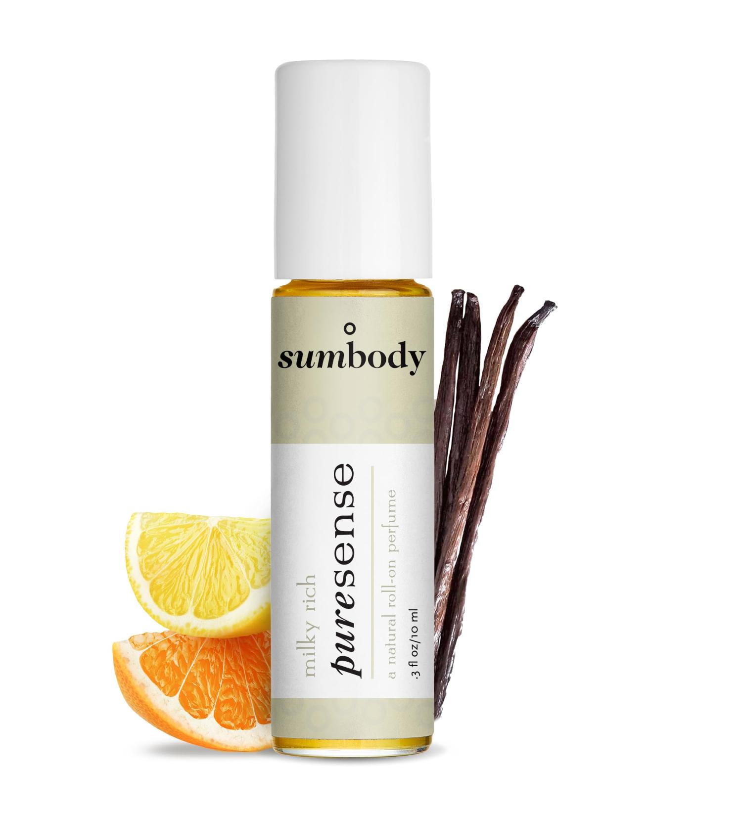 Perfume Oil for Women Puresense Milky Rich - (10ml) Aromatic Roll On Perfumes for Women Therapeutic Grade Oil Blend Organic Body Oil Fragrances Travel Size Perfume Oil Vanilla Made in USA Vanilla Citrus - Buy Online on GoSupps.com