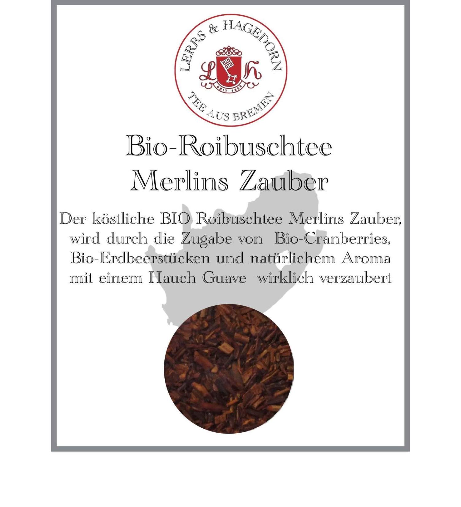  Lerbs & Hagedorn Lerbs & Hagedorn Organic roibusch tea Merlin | A touch of guava 1.5 kg (about 122 liters) of organic cranberries pieces of organic strawberry - Buy Online on GoSupps.com