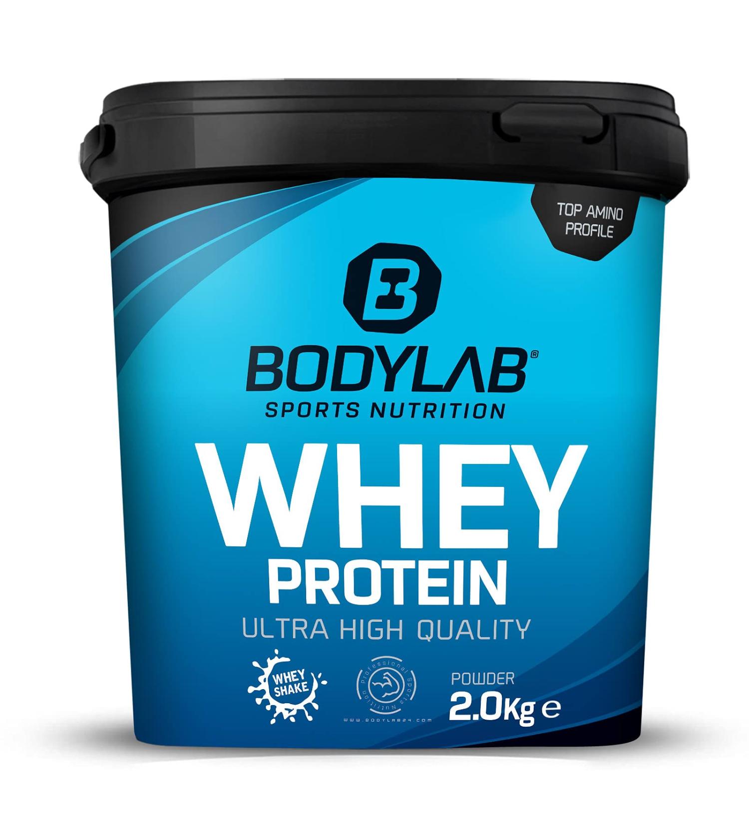 Bodylab24 Whey Protein Powder - Bourbon Vanilla 2kg | Premium Protein Supplement for Muscle Growth - Buy Online on GoSupps.com