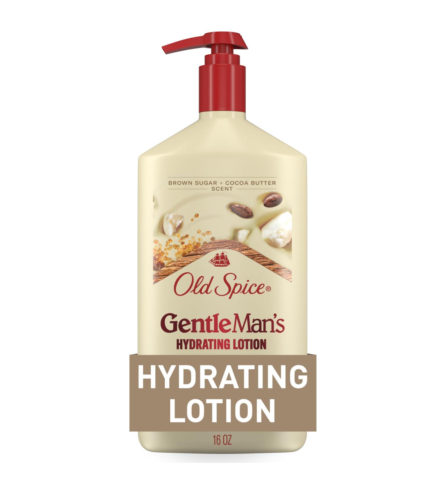 Old Spice Hand Face & Body Lotion for Men - Lightweight Moisturizer with Vitamin B3 Brown Sugar & Cocoa Butter 16 oz - Ideal for All Skin Types - International Shipping Available - Buy Online on GoSupps.com