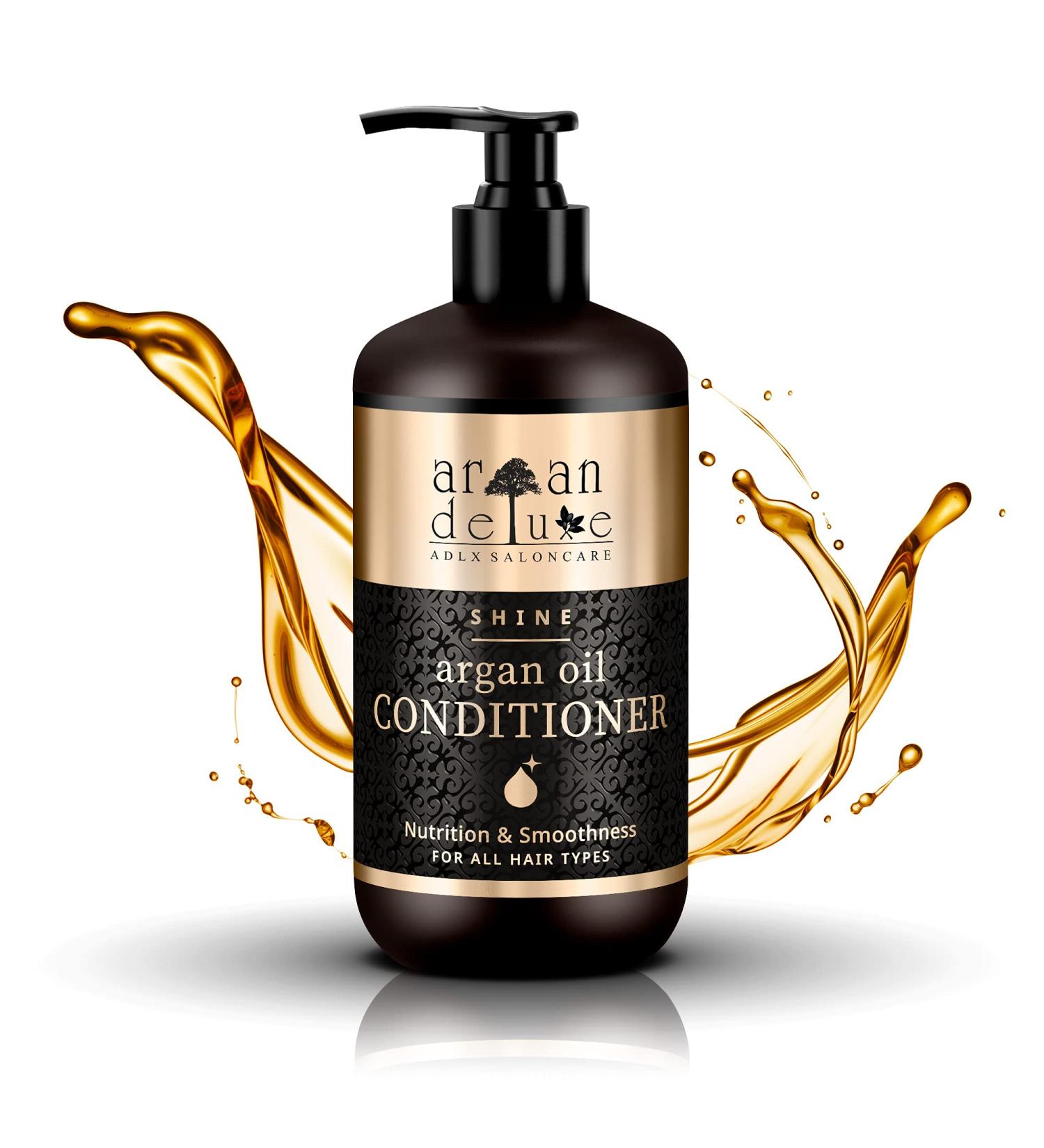 Argan Deluxe Hair Conditioner - Nourishing Argan Oil for Dry Curly & Damaged Hair - 300ml | Unisex Hair Care from Morocco - Buy Online on GoSupps.com