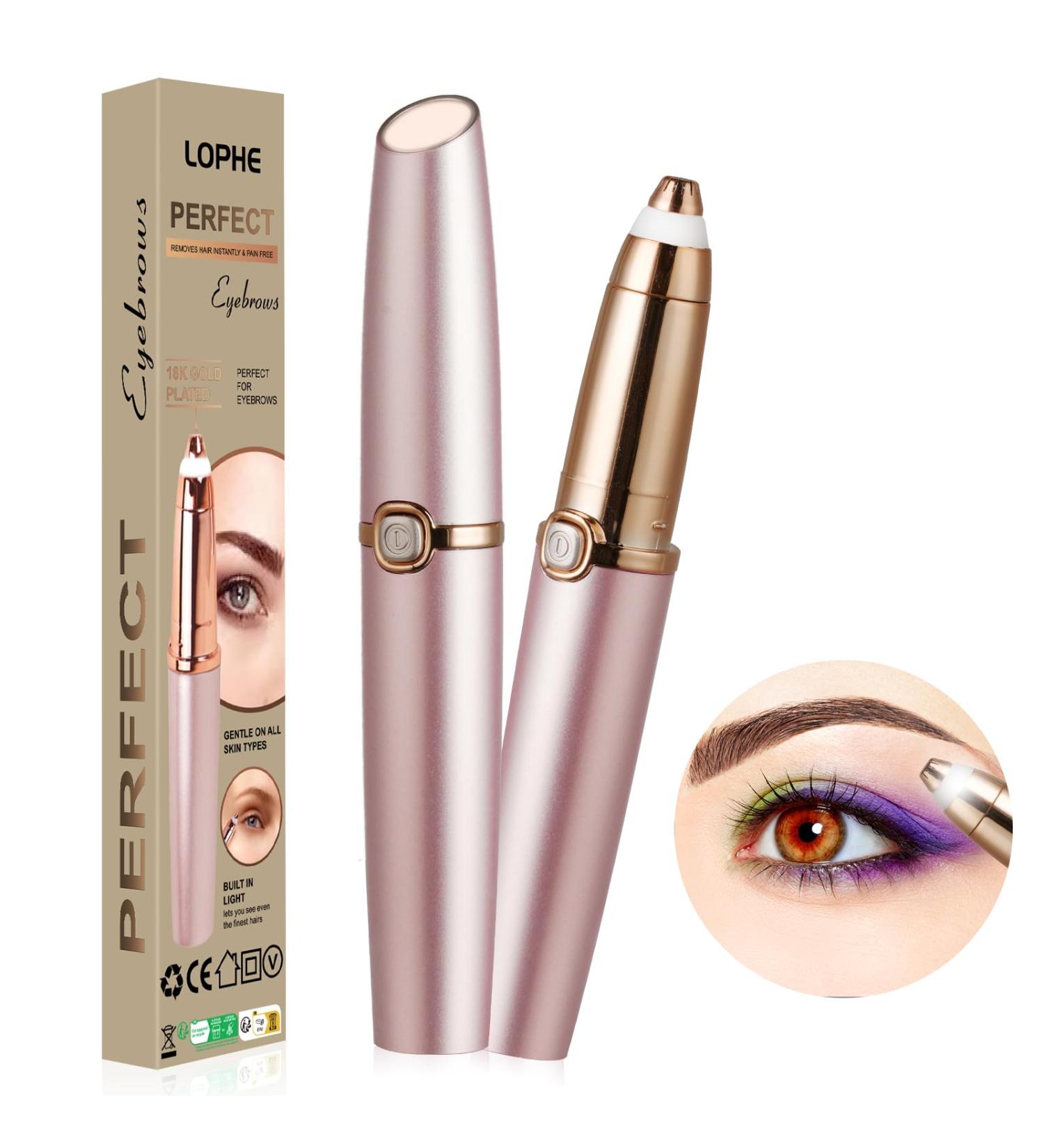 Buy Lophe Electric Eyebrow Razor for Women | Precision Eyebrow Trimmer | Painless & Portable for Travel | Ideal Gift - Buy Online on GoSupps.com